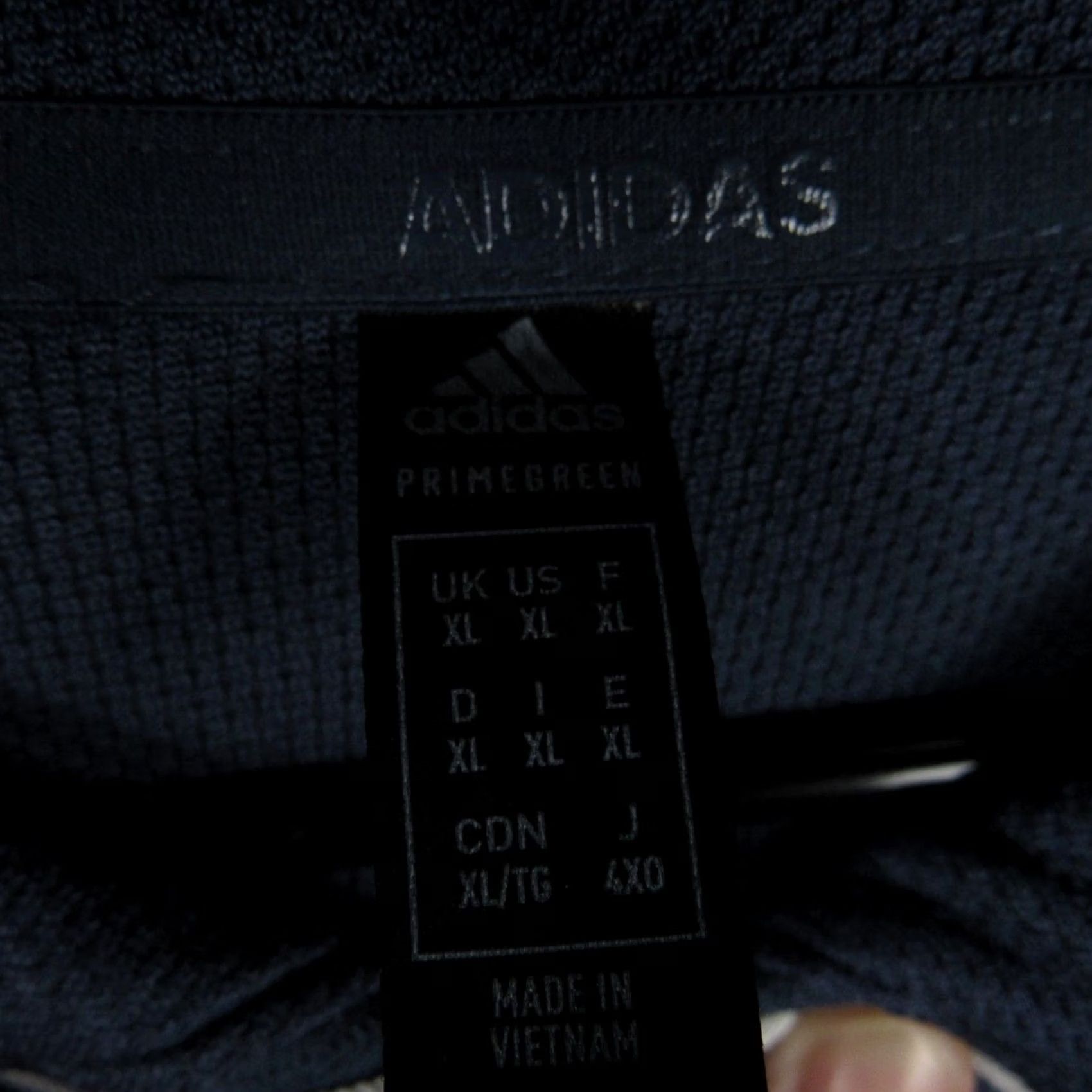 Adidas Adidas Men’s Quarter Zip Pullover Navy Blue Primegreen XL Zip Mock Neck Activewear Golf Logo Pullover Mens XL Navy Blue Size US XL / EU 56 / 4 - 6 Thumbnail