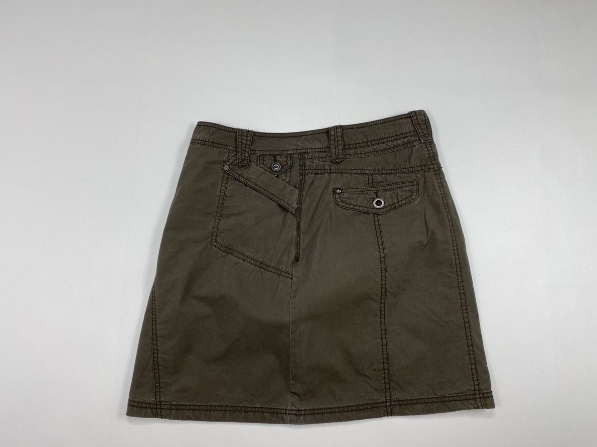 Vintage 🔥LASTDROP🔥Y2K GorpCore Washed Brown A-Line Lightweight Skirt Size 29" - 15 Thumbnail