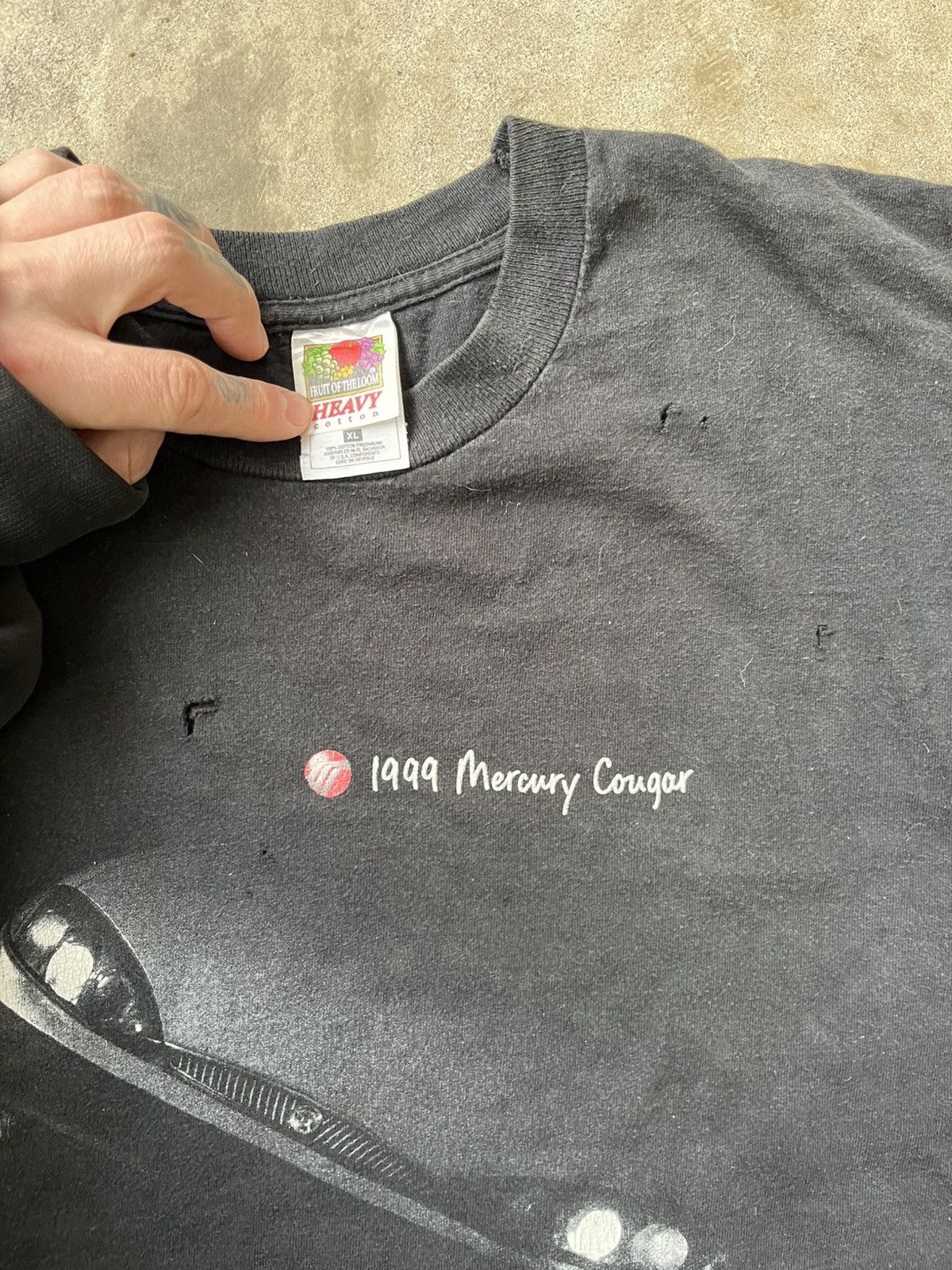 Fruit Of The Loom Vintage 1999 Mercury Cooper Black Tee Size US XL / EU 56 / 4 - 3 Thumbnail