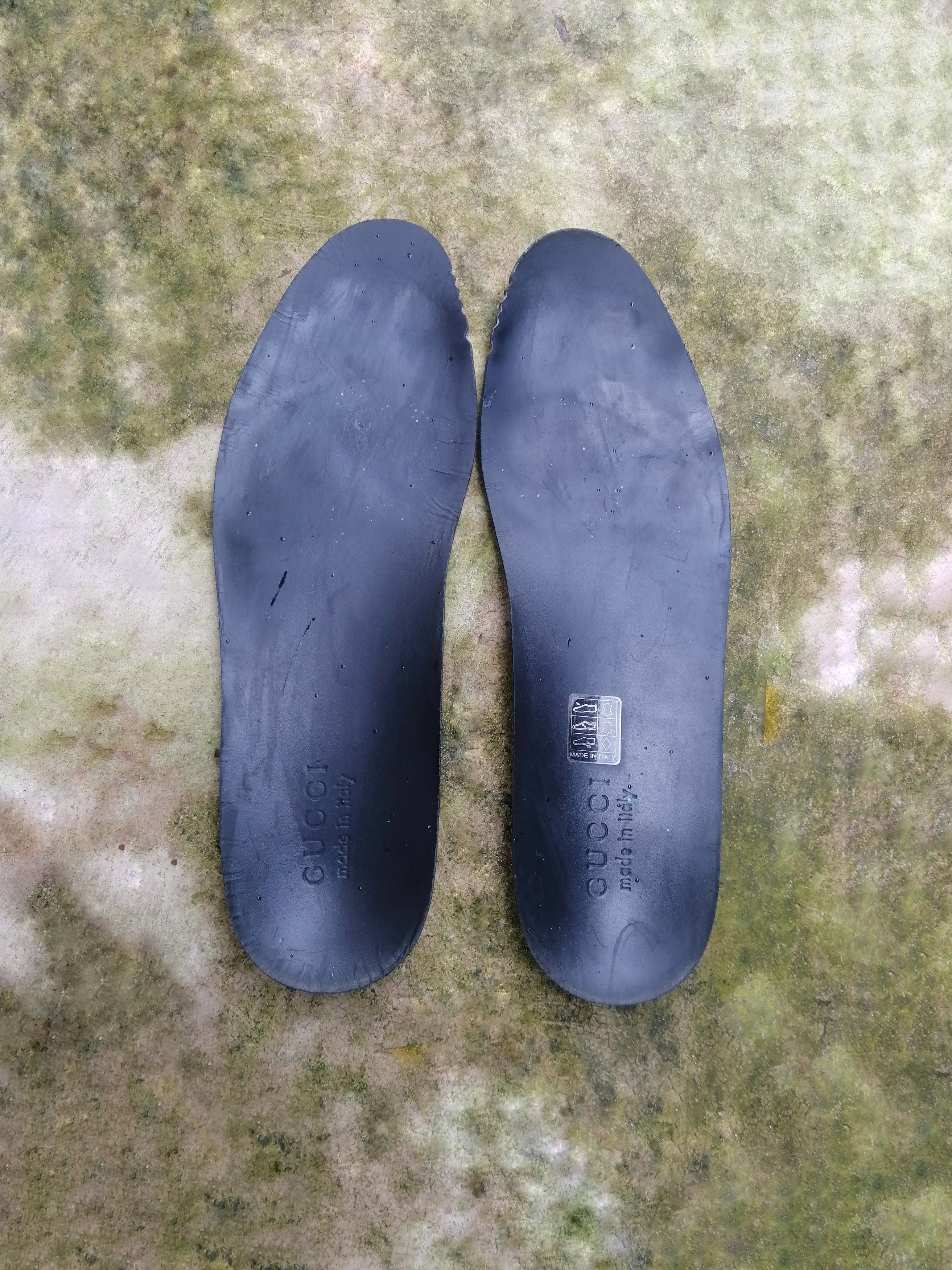 Gucci Gucci Ace Dark Blue Leather Low Sneakers Size 9.5 Size US 9.5 / EU 42-43 - 11 Thumbnail