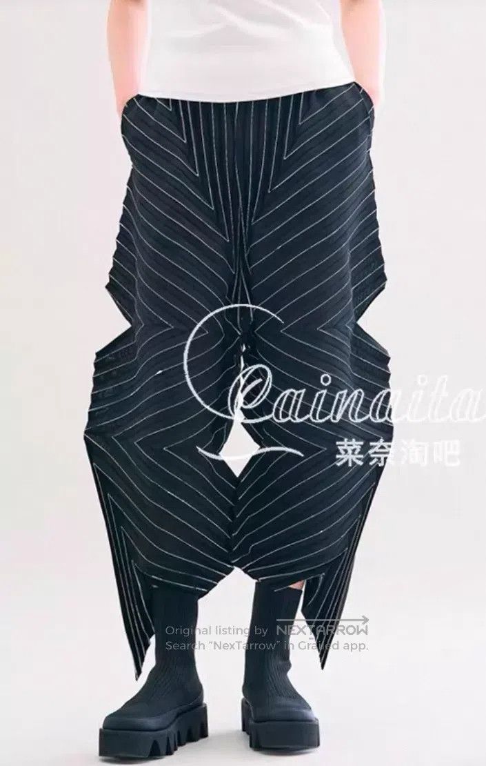 Issey Miyake Issey Miyake size:1 Styling Pants Purple Size 22" - 2 Thumbnail