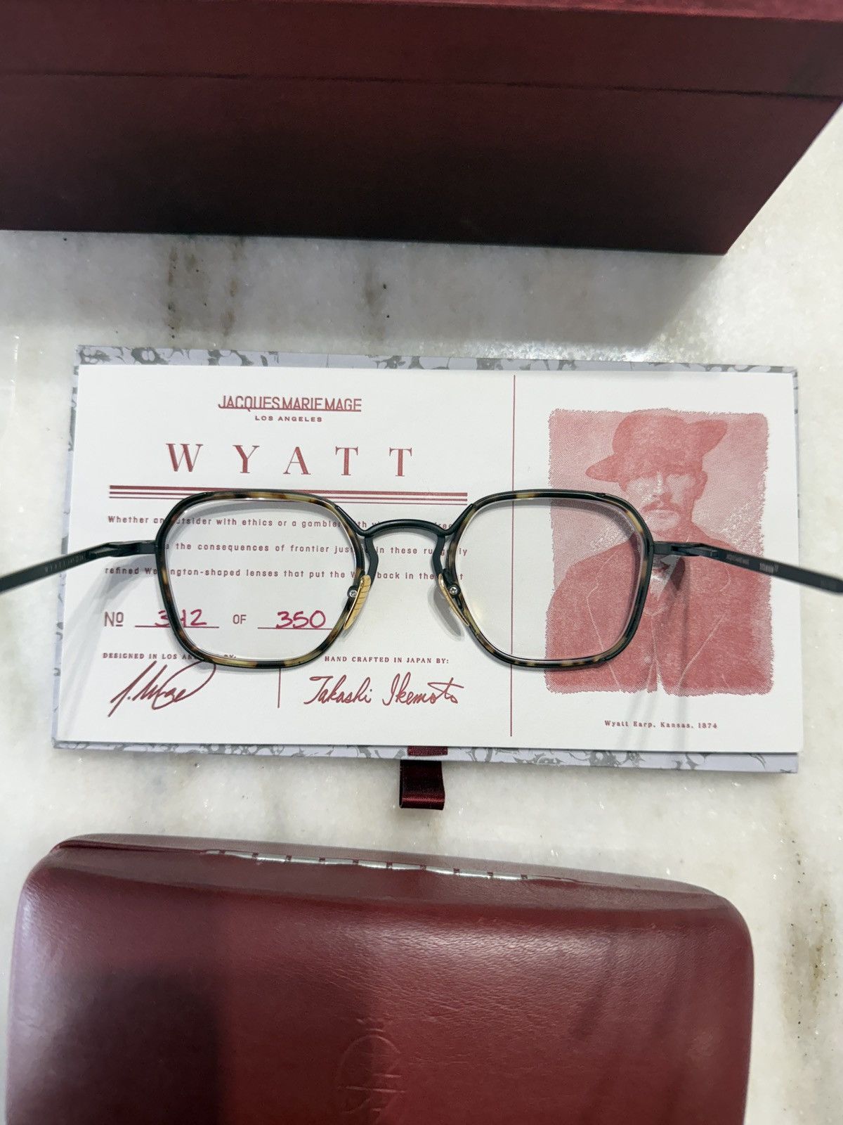 Jacques Marie Mage RARE JMM Wyatt Raven Sunglasses with Full Kit Size ONE SIZE - 2 Thumbnail