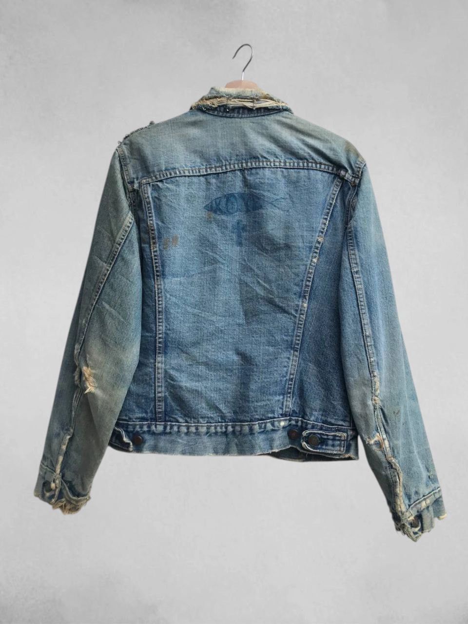Levi's HOLY THRASH🔥 Vintage 60s/70s Levi’s Big E Blanket Lined Size US M / EU 48-50 / 2 - 5 Thumbnail