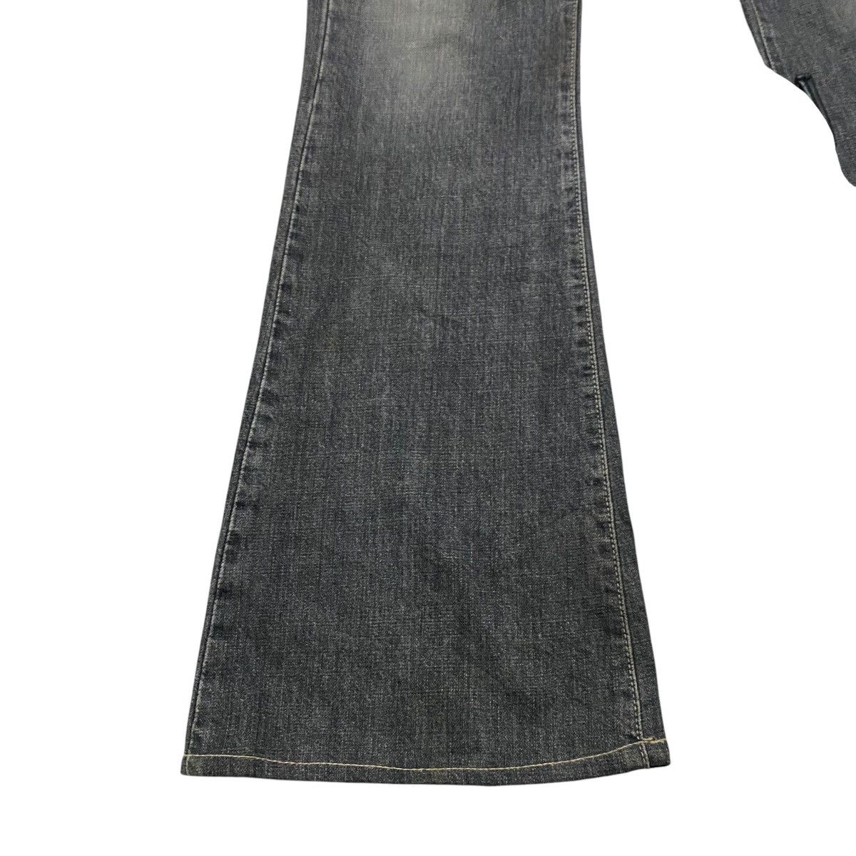Edwin Vintage Edwin 800sx Black Denim Super Flare Jeans Size US 32 / EU 48 - 8 Thumbnail