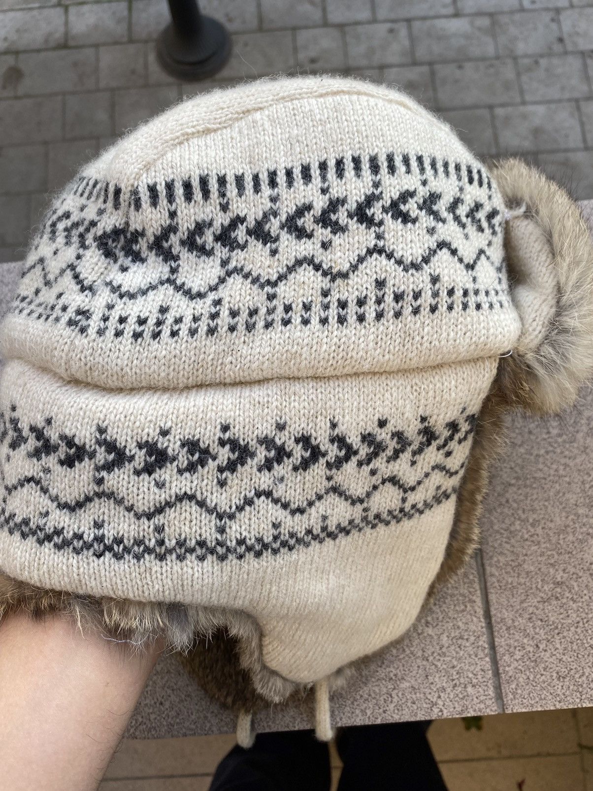 Hysteric Glamour Crazy Y2k Mohair Fuzzy Rare Hat Ushanka Punk style Size ONE SIZE - 3 Thumbnail