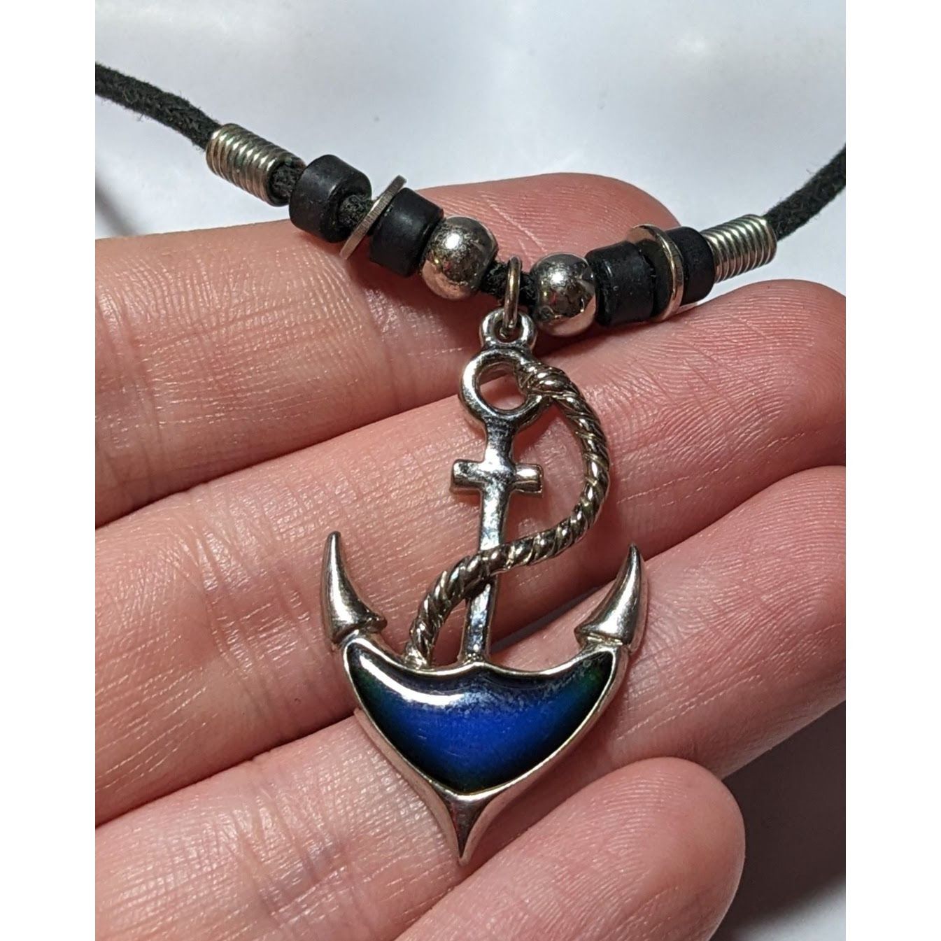Other Retro Color Changing Mood Anchor Pendant Necklace Size ONE SIZE - 9 Thumbnail