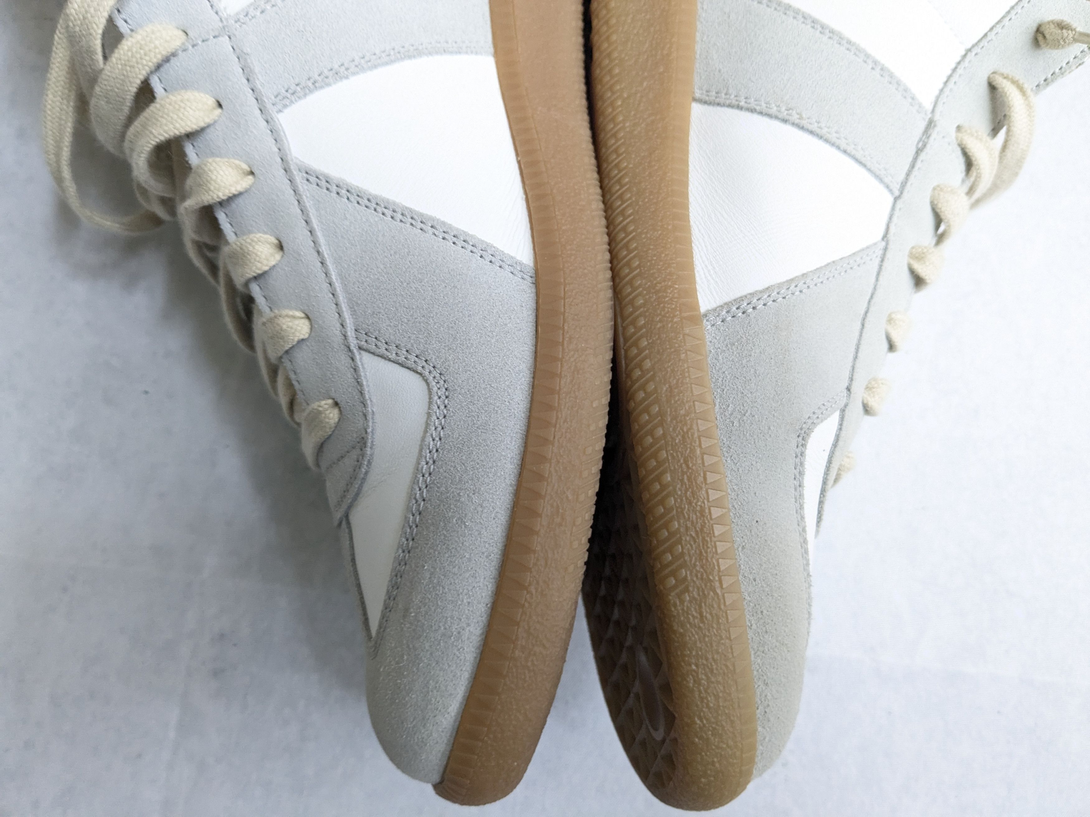 Maison Margiela Maison Margiela Replica GAT White Gray 13 46 High Tops Size US 13 / EU 46 - 8 Thumbnail