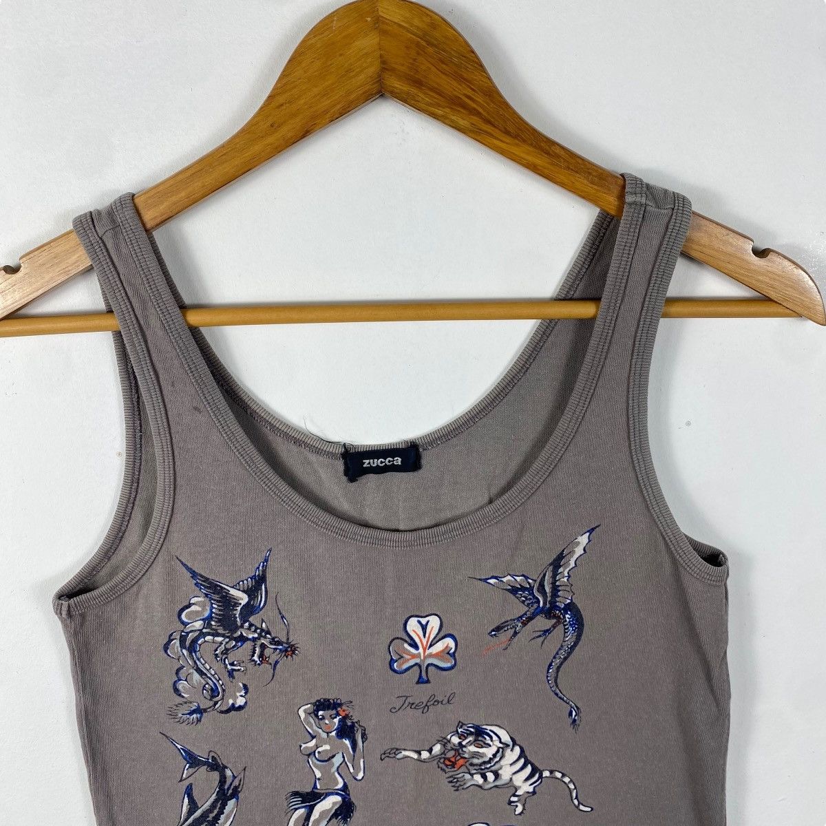 Zucca Japanese Brand ZUCCA Graphic Tank Tops Medium Size Size US M / EU 48-50 / 2 - 2 Thumbnail