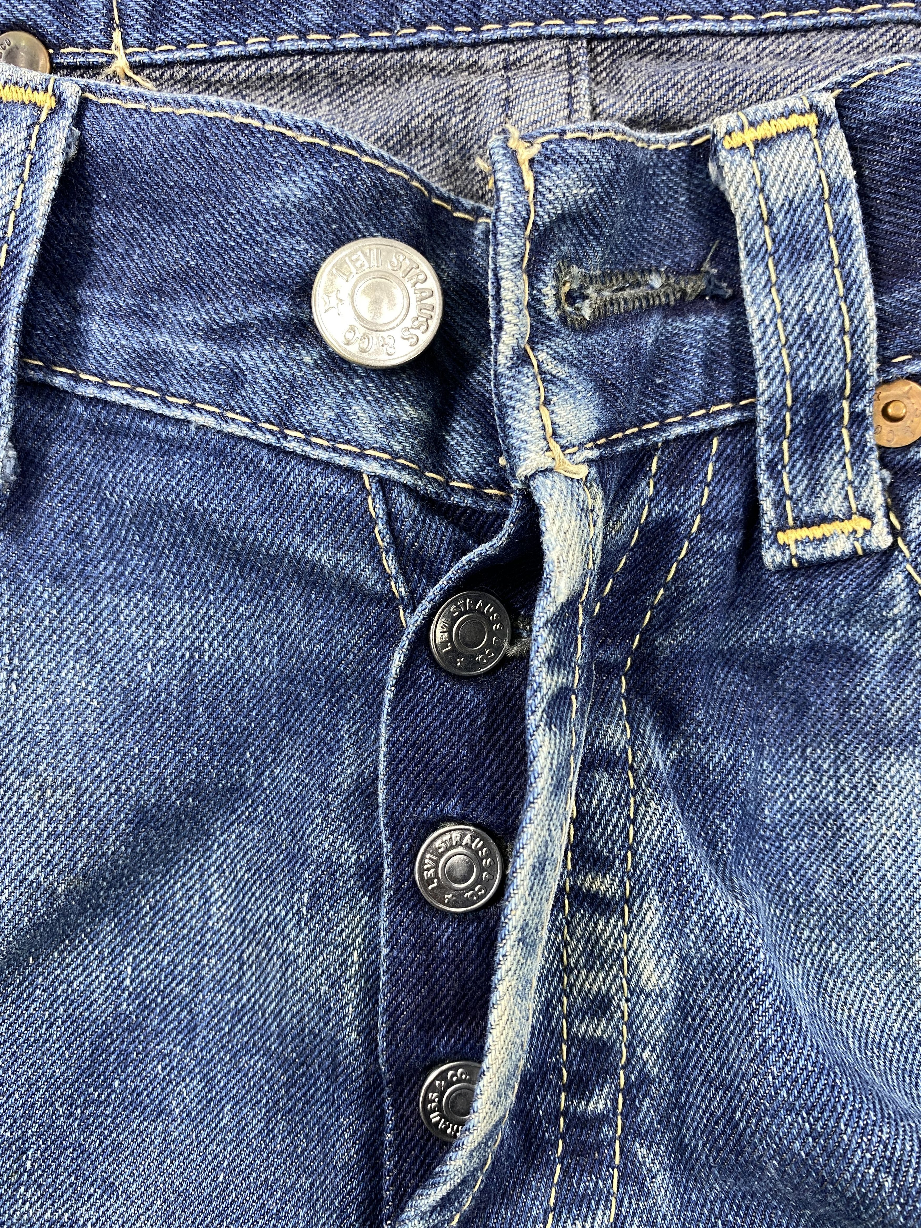 Japanese Brand Distressed Blue Vintage Levi's 902 35x31 Denim -SJ181 Size US 35 - 6 Thumbnail