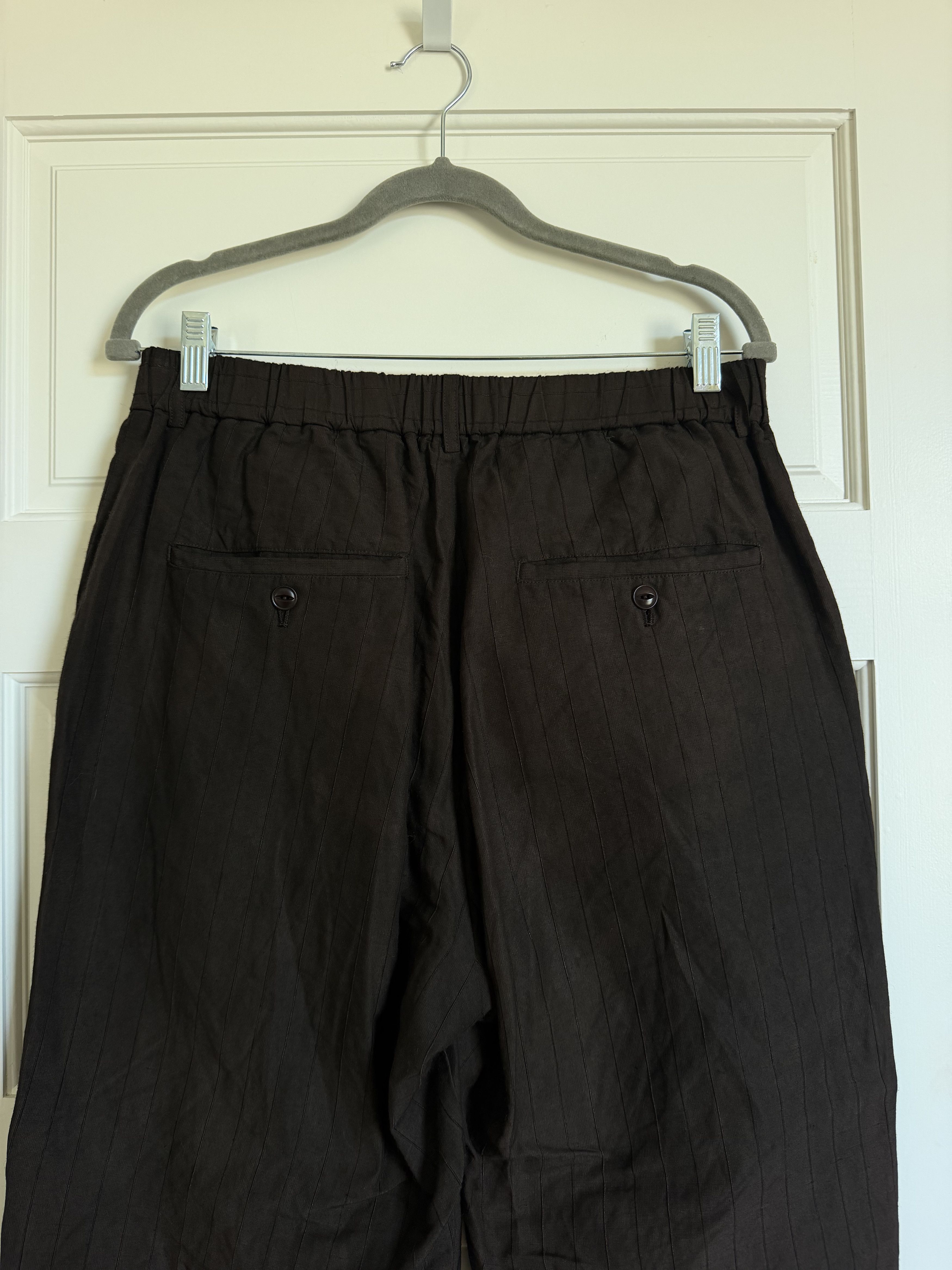 YOKO SAKAMOTO Yoko Sakamoto standard easy pants in Kakishibu Size 32" / US 10 / IT 46 - 5 Thumbnail