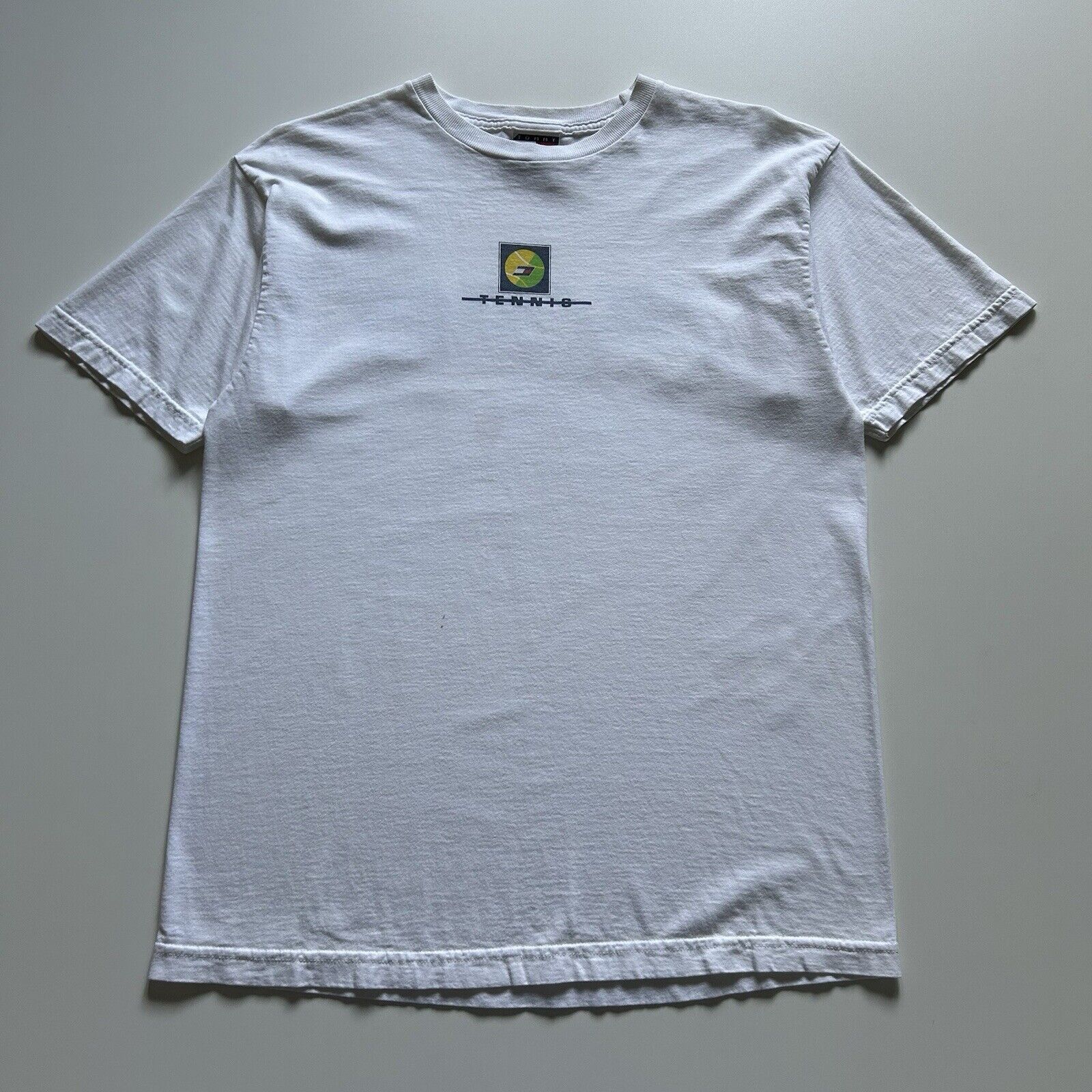 Tommy Hilfiger Vintage 90s Tommy Hilfiger Tennis Graphic T Shirt Small Rare Size S / US 4 / IT 40 - 1 Thumbnail