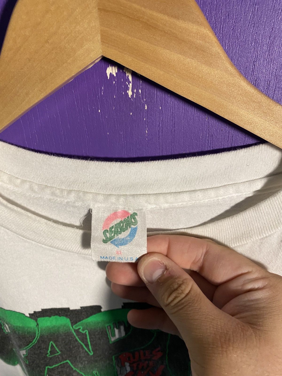 Other Vintage 90s Cedar point raptor rollercoaster t-shirt Size US L / EU 52-54 / 3 - 4 Thumbnail