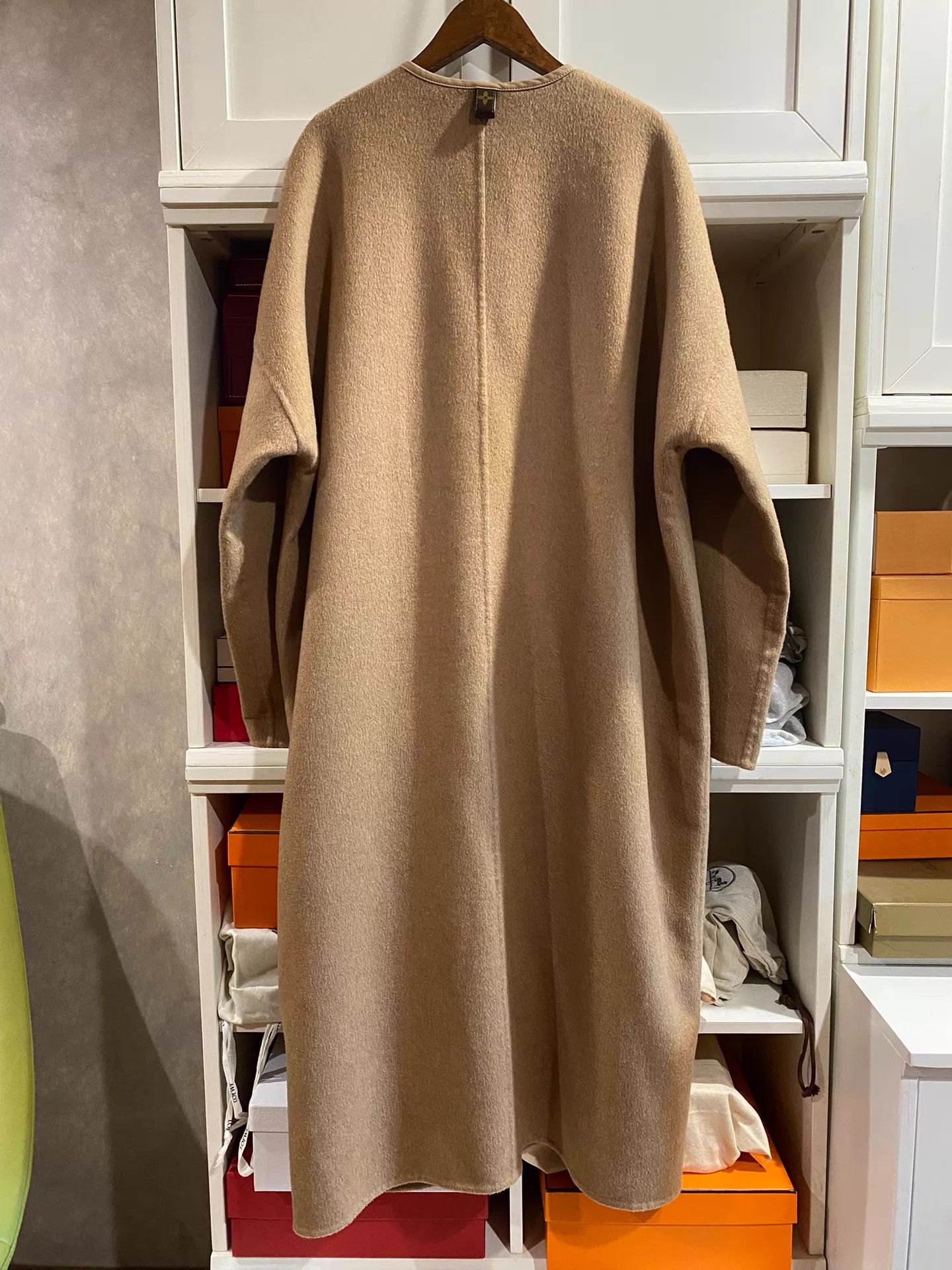 Louis Vuitton LV 25 New Camel Hair Leather Trim Overcoat 40 Size S / US 4 / IT 40 - 2 Thumbnail