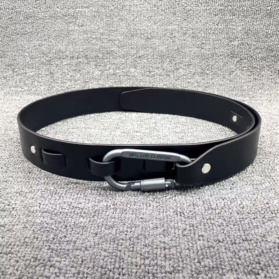 Other PU Leather Carabiner Buckle Belt Size 32 - 2 Thumbnail