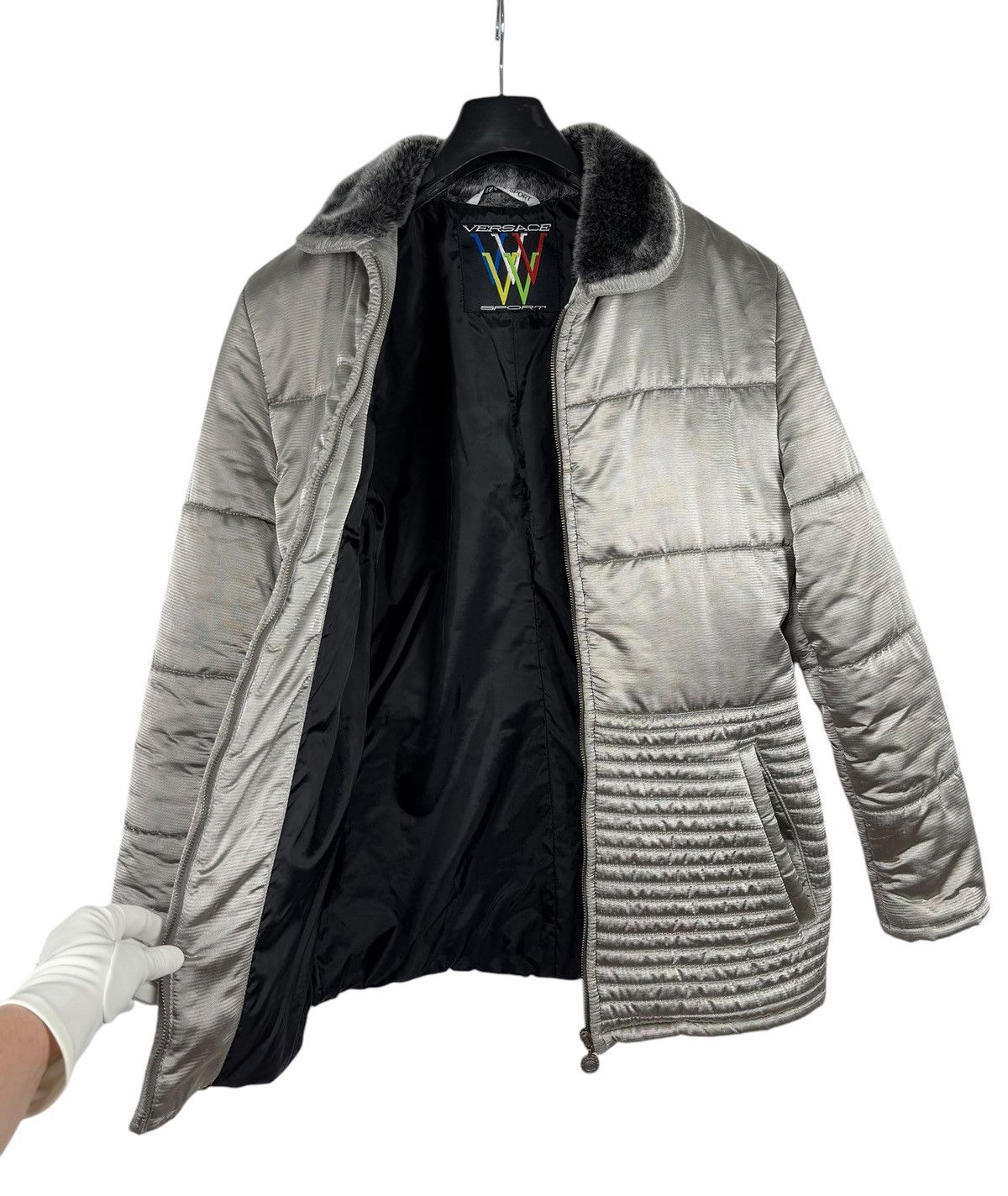 Versace × Vintage Versace Sport Vintage Warm Coat size IT44 Size M / US 6-8 / IT 42-44 - 16 Thumbnail