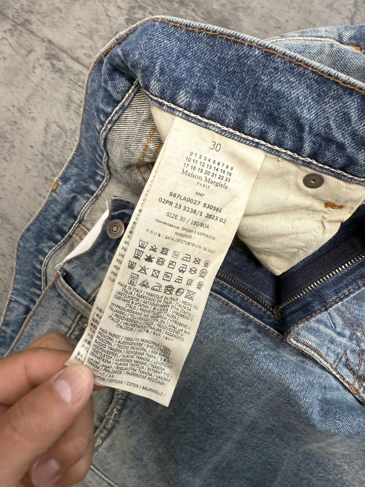 Maison Margiela Margiela Denim Light Indigo - 30 Size US 30 / EU 46 - 12 Thumbnail