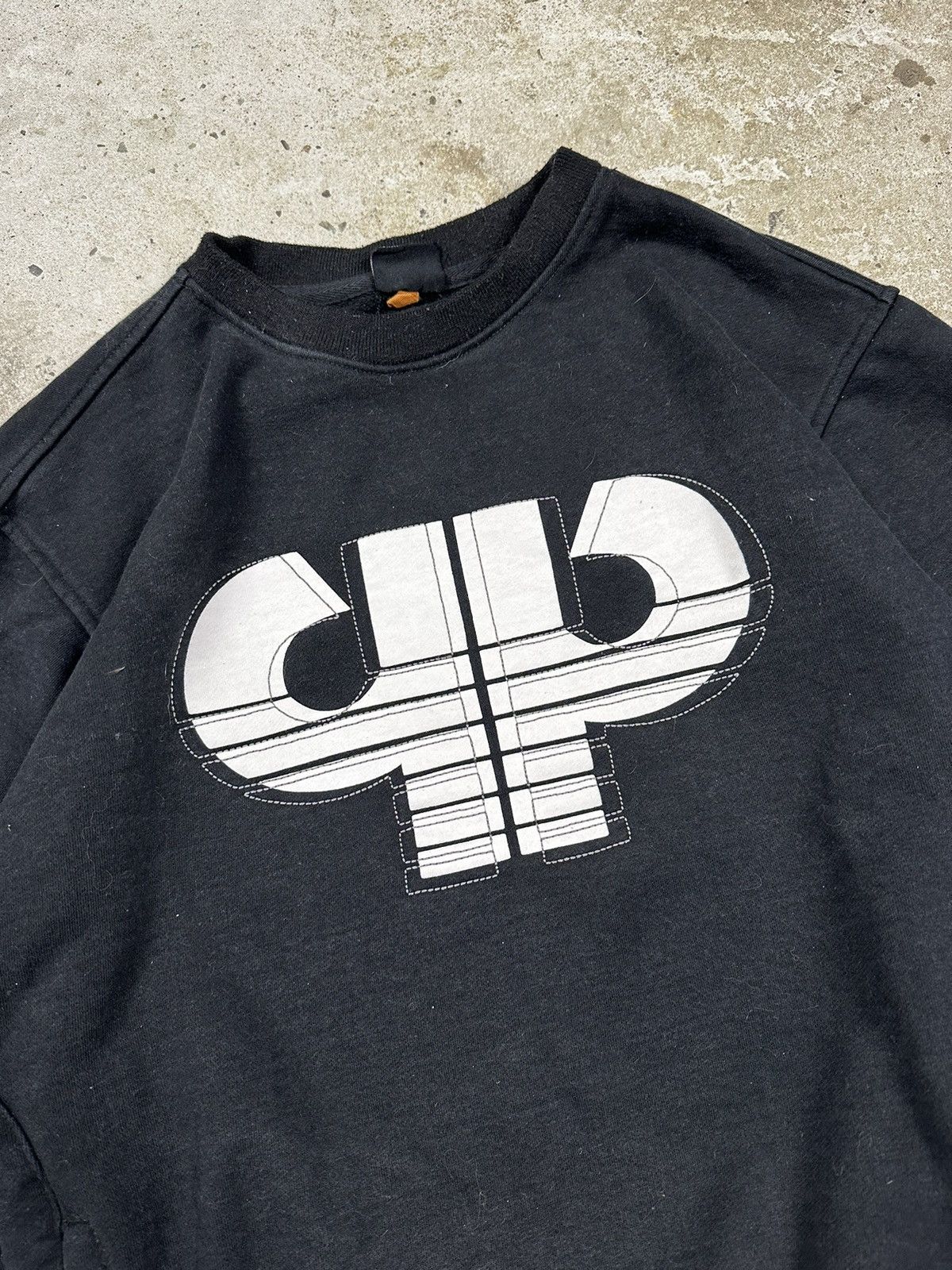 Pelle Pelle ‼️ Vintage Pelle Pelle Black Sweatshirt Crewneck Logo Heavy Size US S / EU 44-46 / 1 - 5 Thumbnail