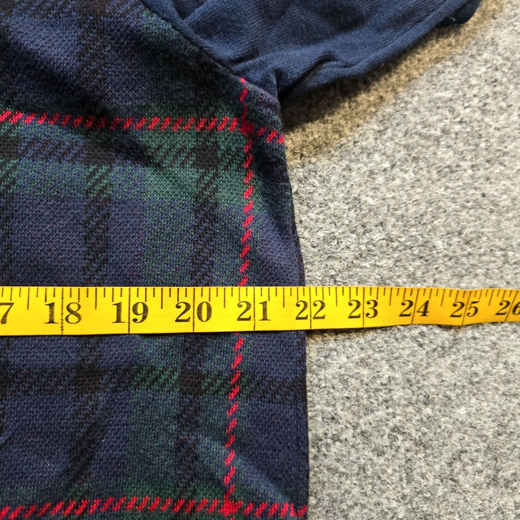 Talbots Talbots Sweater Women XL Blue Plaid Turtleneck Long Sleeve Top Casual Workwear Size XL / US 12-14 / IT 48-50 - 5 Thumbnail