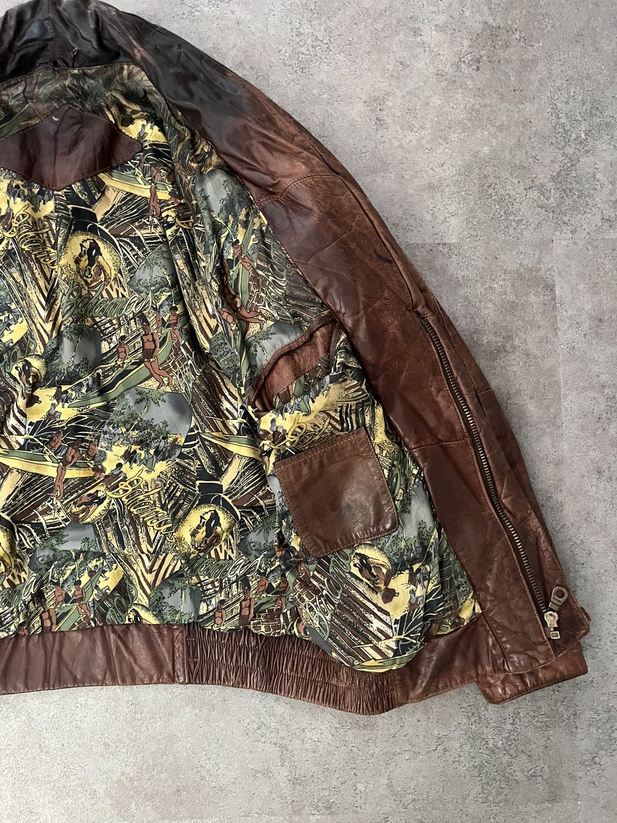 Vintage Leather Jacket Trapper vintage Avant Garde Size US L / EU 52-54 / 3 - 10 Thumbnail