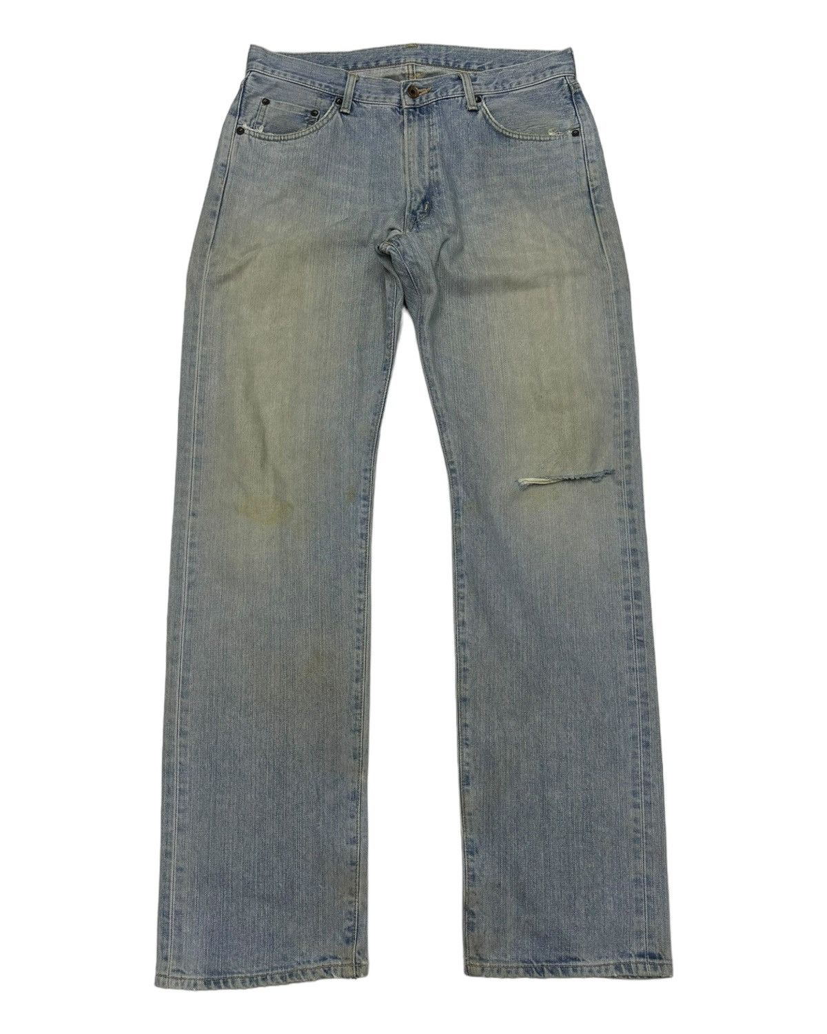 Edwin VINTAGE EDWIN 505xx SELVEDGE BLUE WASH JEANS Size US 34 / EU 50 - 6 Thumbnail
