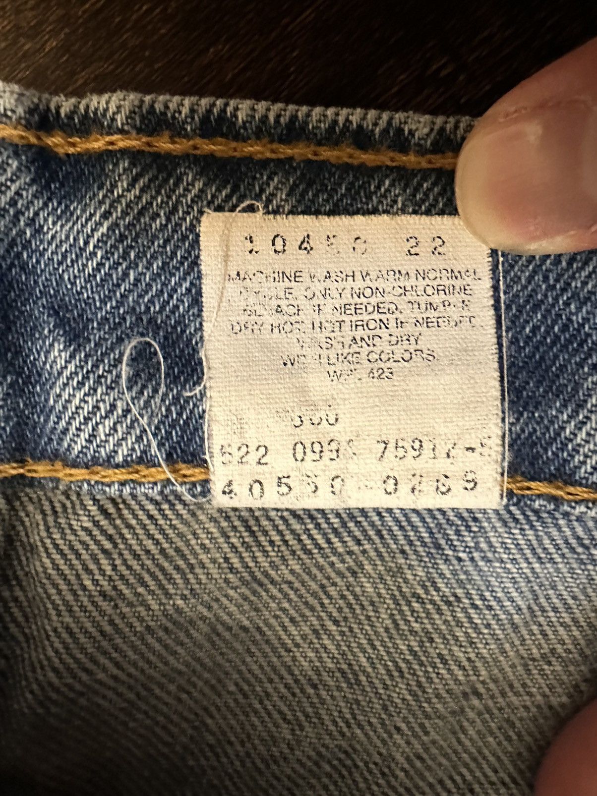 Levi's Vintage 90s Levi's 550 Jeans Orange Tab Med Wash|USA 36x29” Size US 36 / EU 52 - 6 Thumbnail