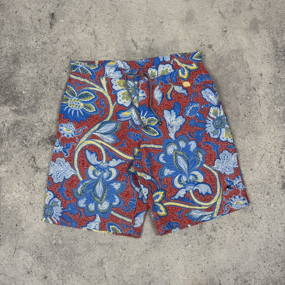 Etro Etro Paisley Floral Pattern Swim Shorts Trunks Size US 36 / EU 52 - 2 Thumbnail