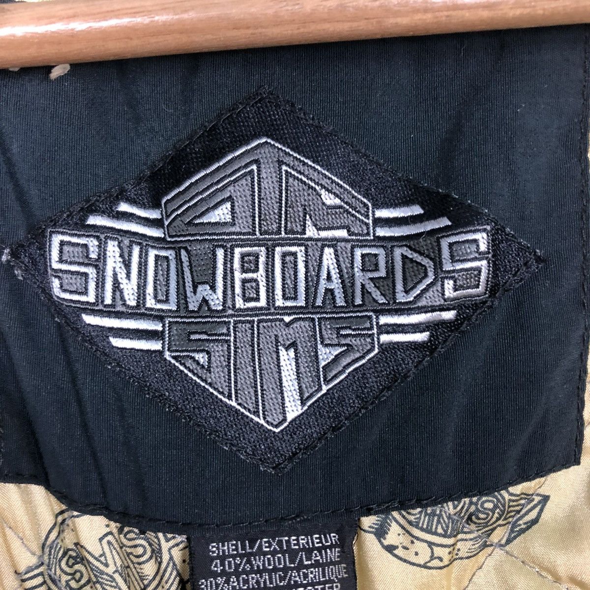 Japanese Brand 🔥VINTAGE WOOL ZIPPER JACKET SNOWBOARDS SIMS TARTAN DESIGN Size US S / EU 44-46 / 1 - 21 Thumbnail