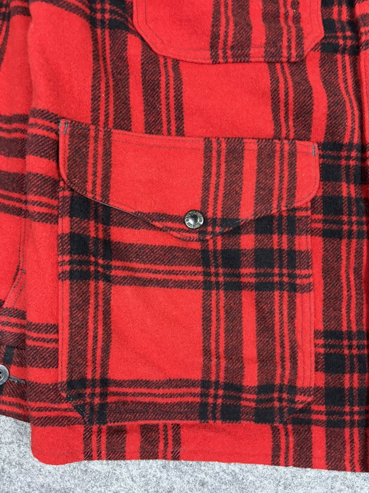 Polo Ralph Lauren Vtg Polo Ralph Lauren Mackinaw Military Wool Jacket K47 Size US XXL / EU 58 / 5 - 9 Thumbnail