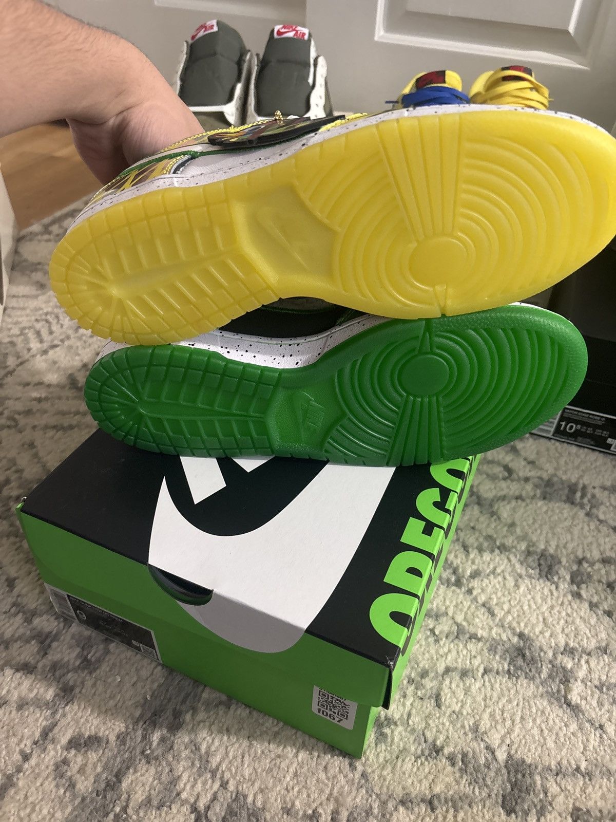 Nike Dunk Low ‘What the Duck- University Of Oregon Away P.E Size US 9 / EU 42 - 7 Thumbnail
