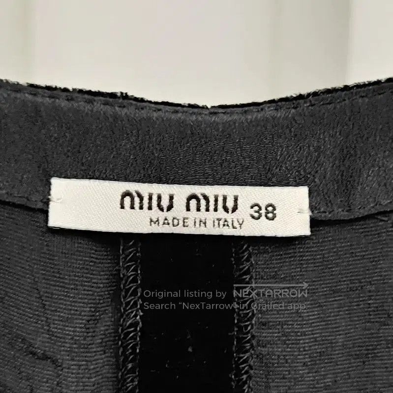 Miu Miu Miu Miu Black Long Sleeve Mini Dress . Size S / US 4 / IT 40 - 3 Thumbnail