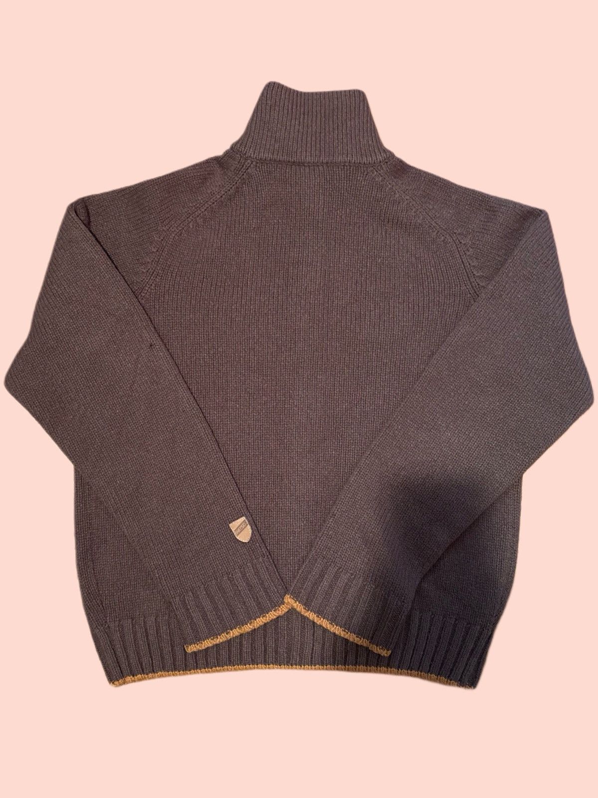 WeSC WeSc Early 2000s Full Zip Wool Sweater - Brown/Orange Size US M / EU 48-50 / 2 - 3 Thumbnail