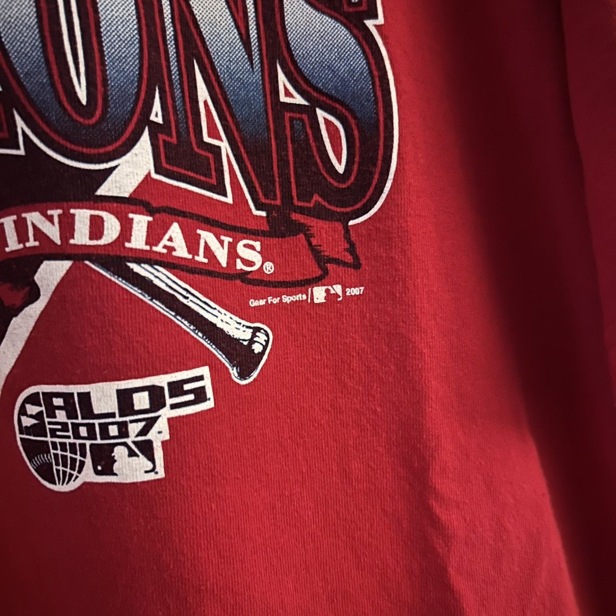 Vintage VTG 2007 Cleveland Indians Central Division Champions Tee Size US XL / EU 56 / 4 - 3 Thumbnail