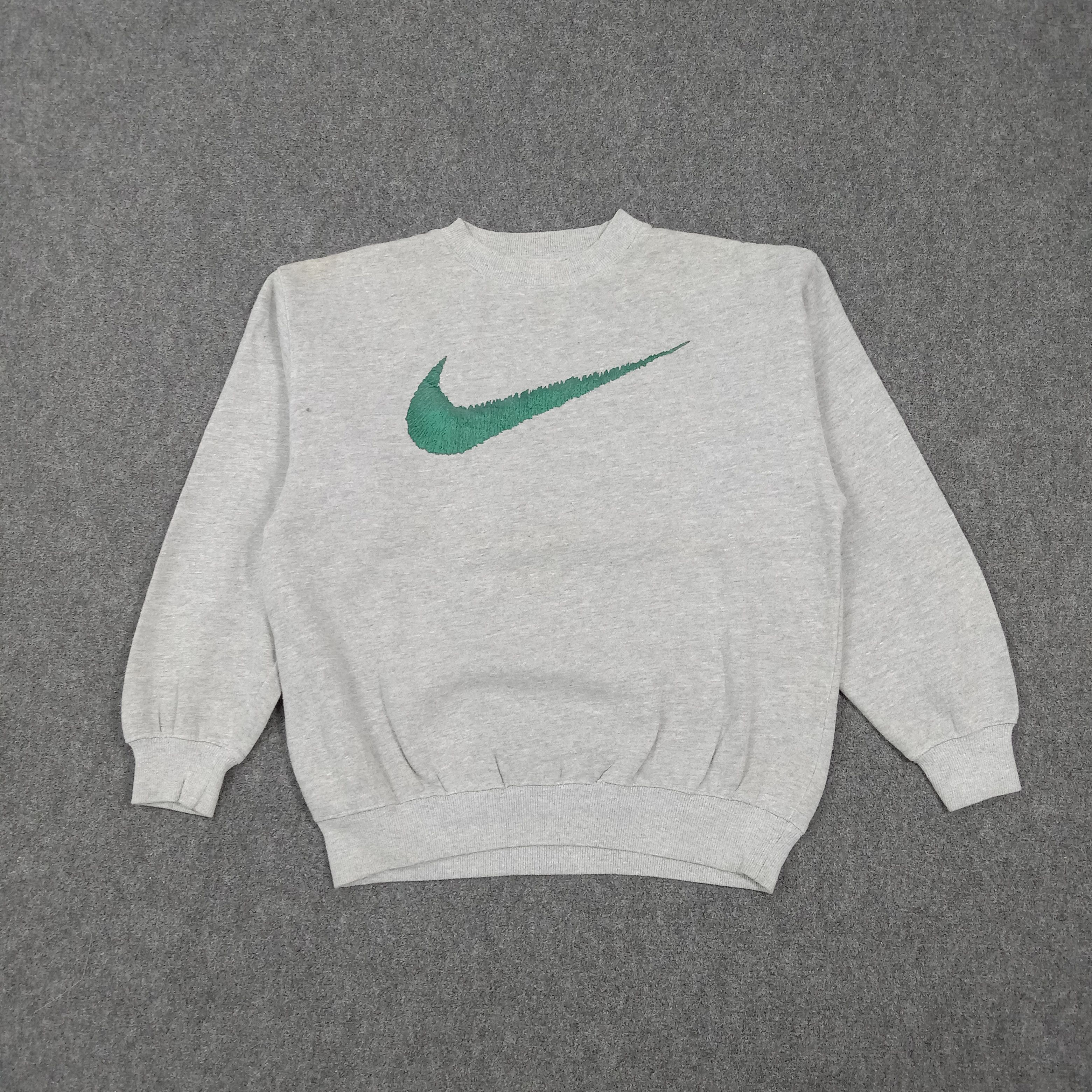 Nike Nike Big Swoosh Streetwear Sweatshirt C283N27 Size US L / EU 52-54 / 3 - 1 Thumbnail