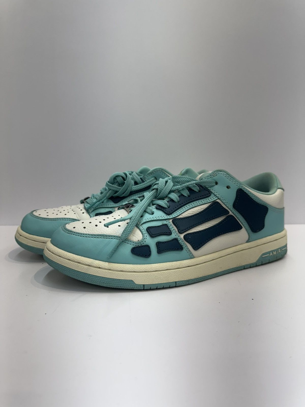 Amiri Amiri Skeleton Blue Gradient Low Top Sneaker Size US 9 / EU 42 - 1 Thumbnail