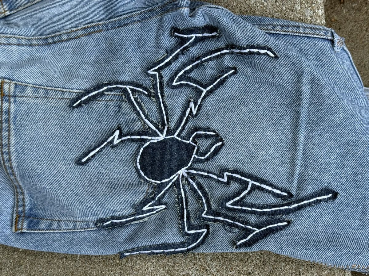 Bdg Custom Rework Distressed Spider Web Straight Fit Size US 28 / EU 44 - 7 Thumbnail