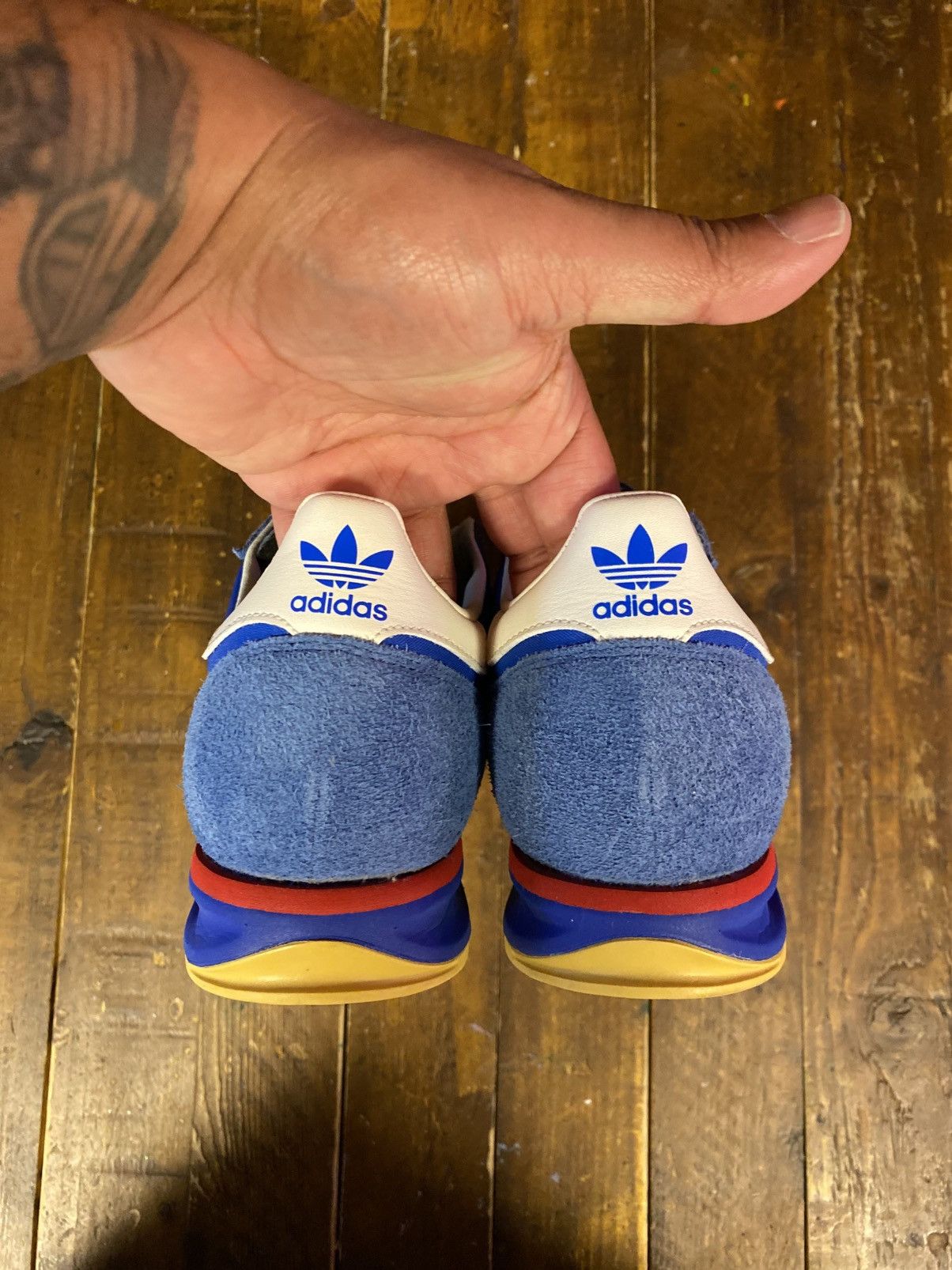 Adidas Adidas SL 72 RS “Blue” Size US 9 / EU 42 - 4 Thumbnail
