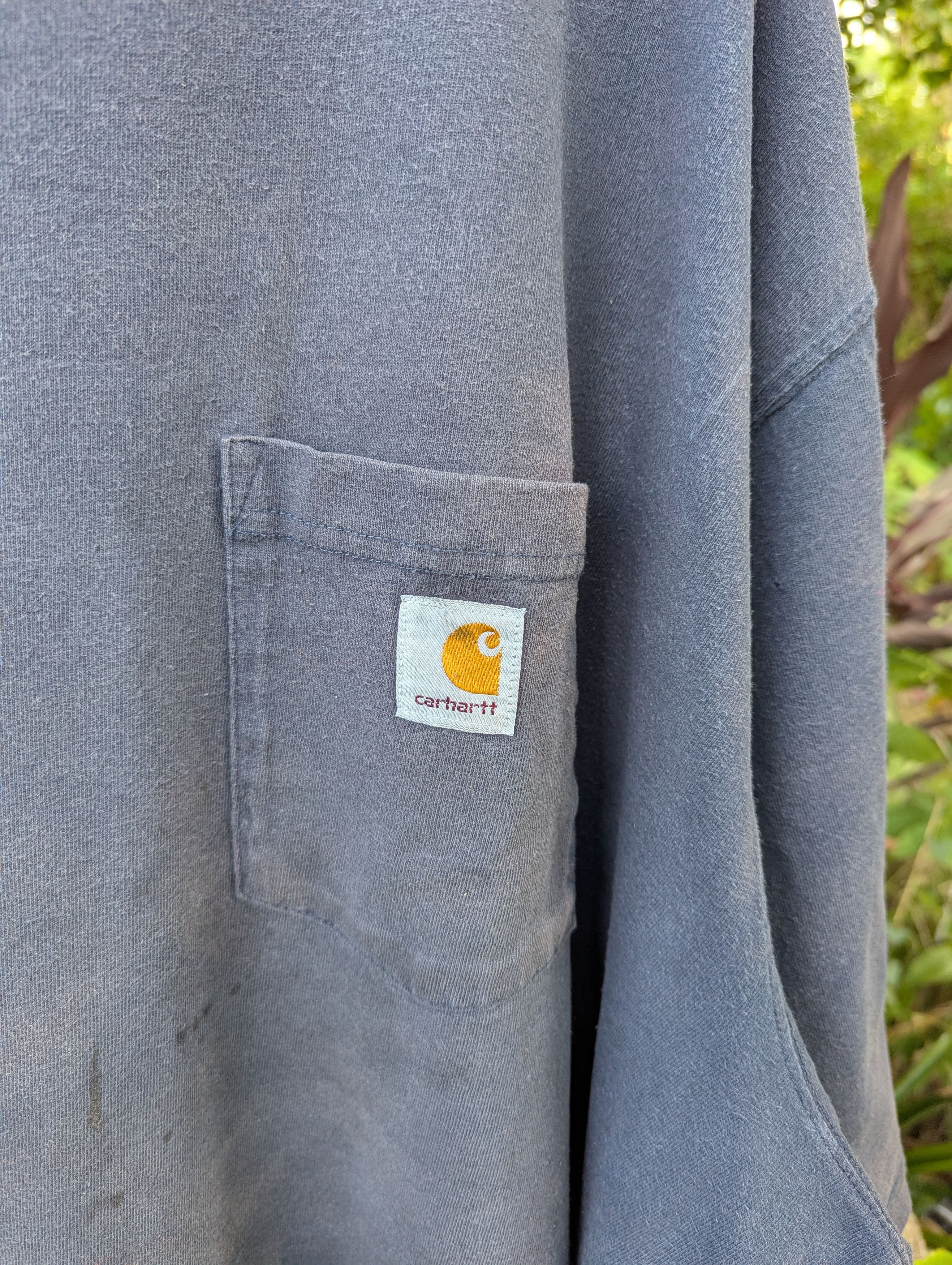 Carhartt Thrashed Carhartt Tshirt Size US XXL / EU 58 / 5 - 2 Thumbnail