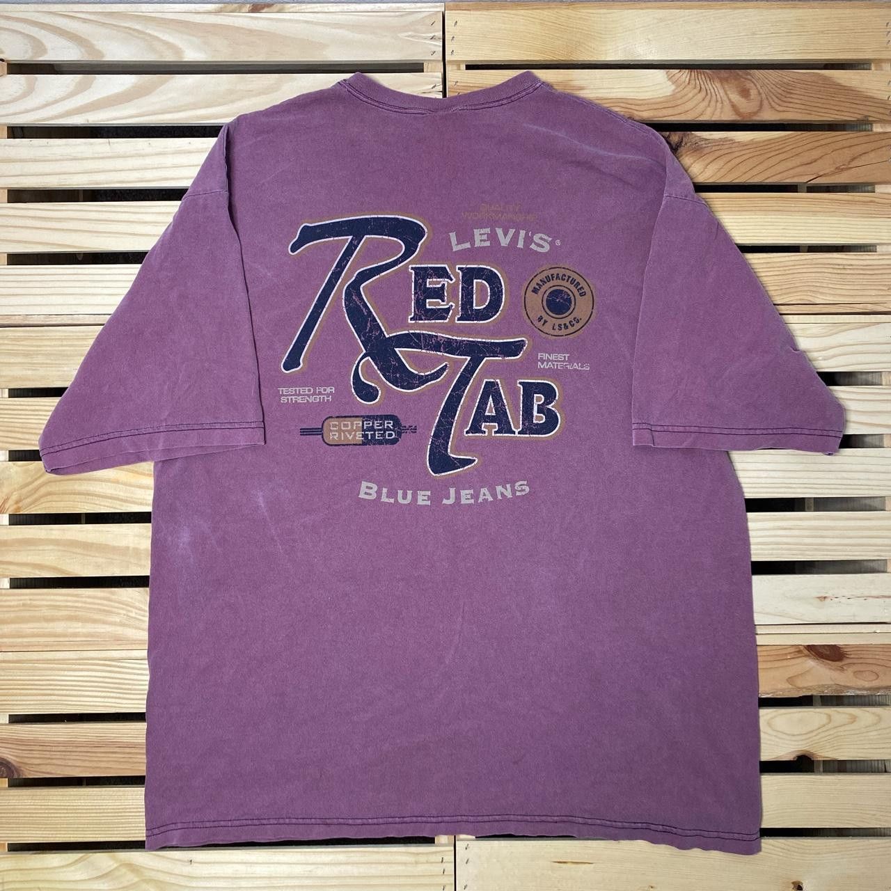 Levi's Vintage Levi's Faded Purple Tee Size Medium Size US M / EU 48-50 / 2 - 1 Thumbnail