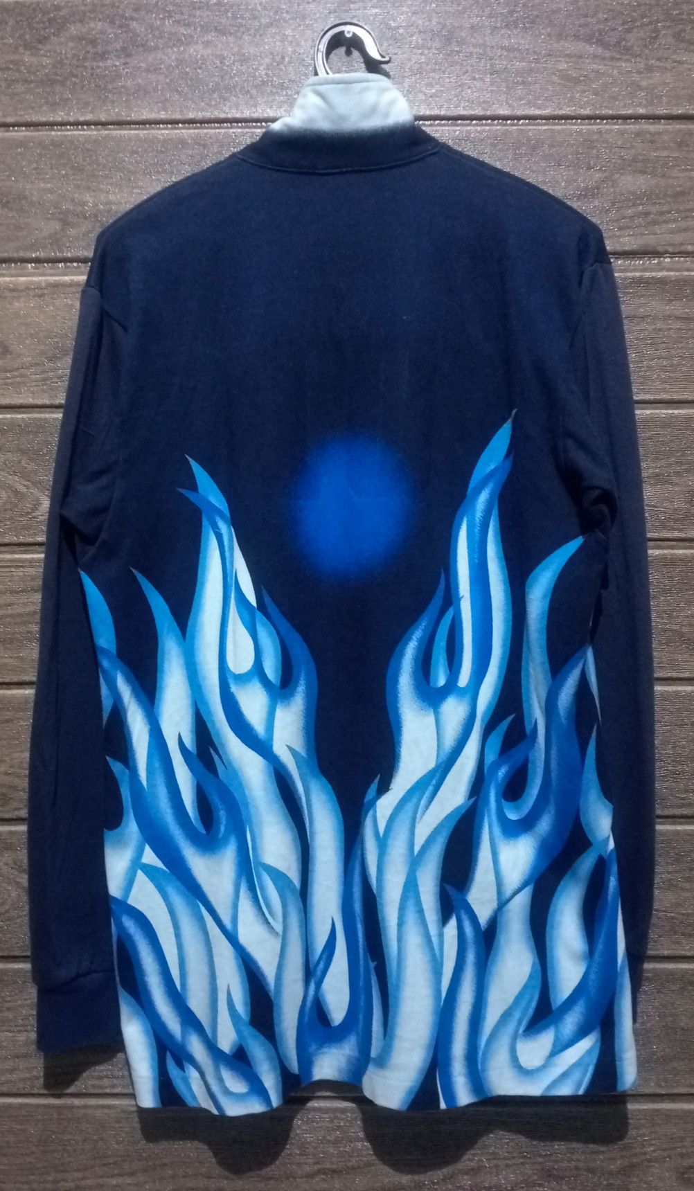 Mizuno 🔥Bundles of Two VTG '80s Single Stitch Mizuno Flame Jersey Size US L / EU 52-54 / 3 - 13 Thumbnail