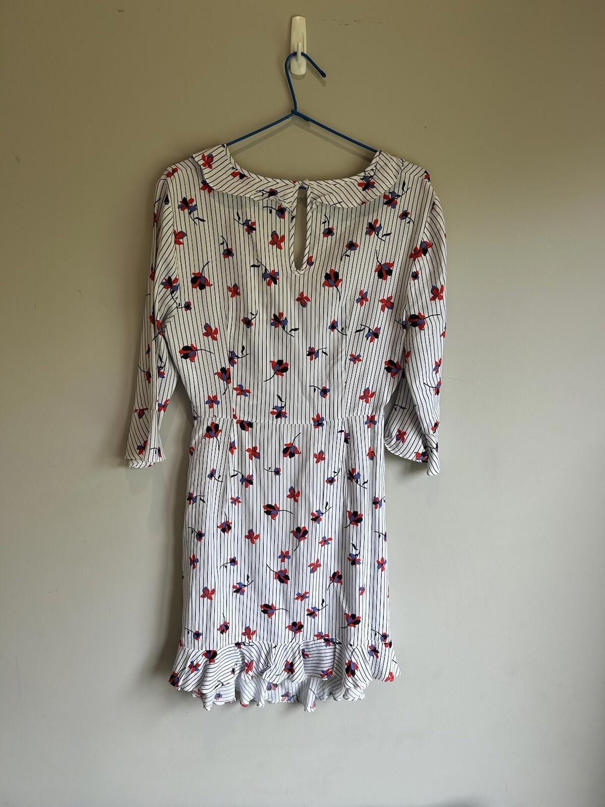Designer Seed Dress Cutout Floral Frill NEW RRP$139 - Size 10 (003) Size M / US 6-8 / IT 42-44 - 8 Thumbnail