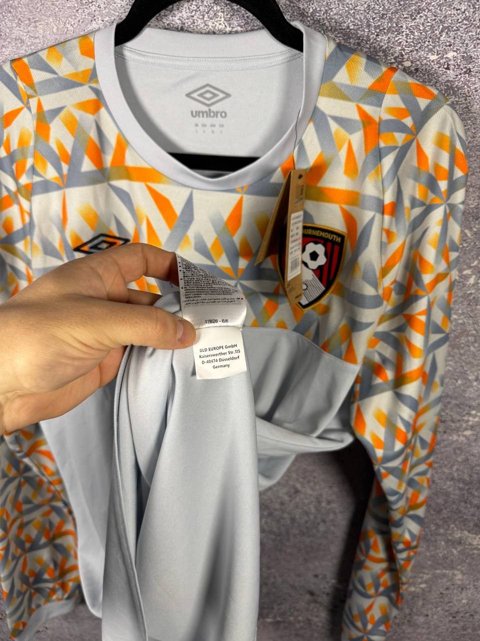 NWT Bournemouth 2022/23 GK Away Umbro Jersey Blokcore Large