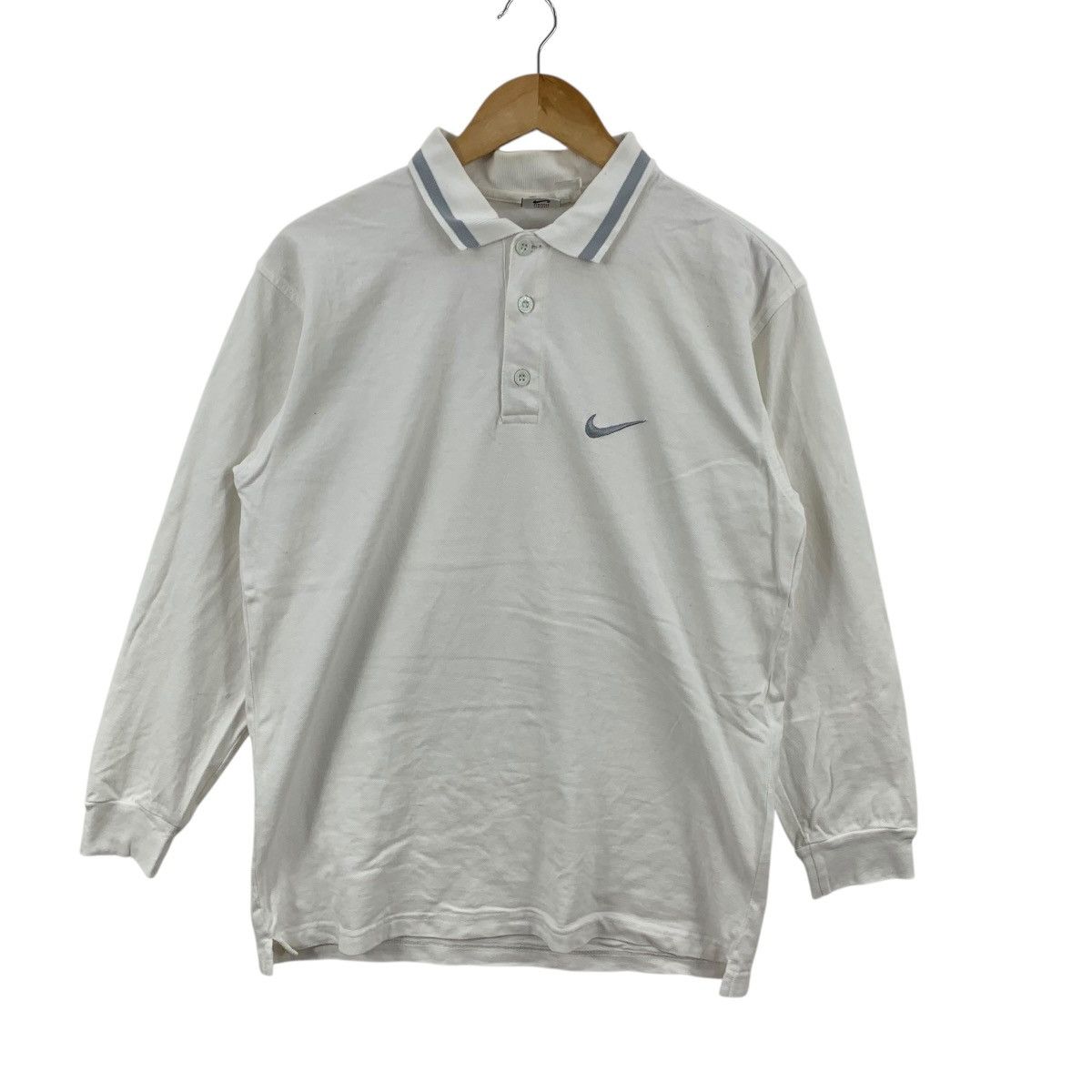 Nike Vintage NIKE USA Embroidered Swoosh Logo Polo Tee Shirt Size L / US 10 / IT 46 - 4 Thumbnail