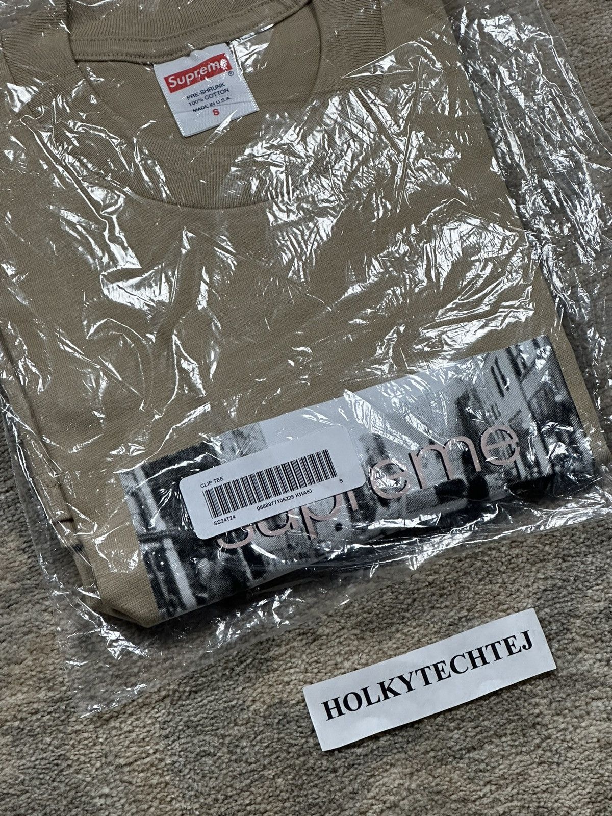 Supreme Supreme Crew 96 Tee - Khaki - S - SS24 Size US S / EU 44-46 / 1 - 3 Thumbnail