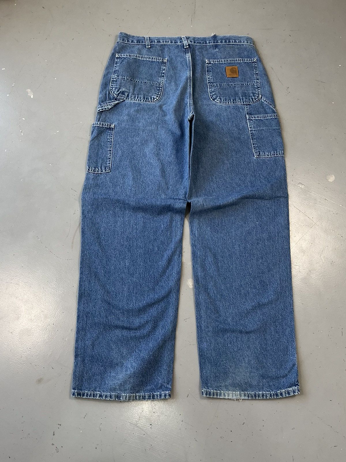 Carhartt × Vintage Vintage Carhartt B13 DST carpenter denim Size US 36 / EU 52 - 5 Thumbnail