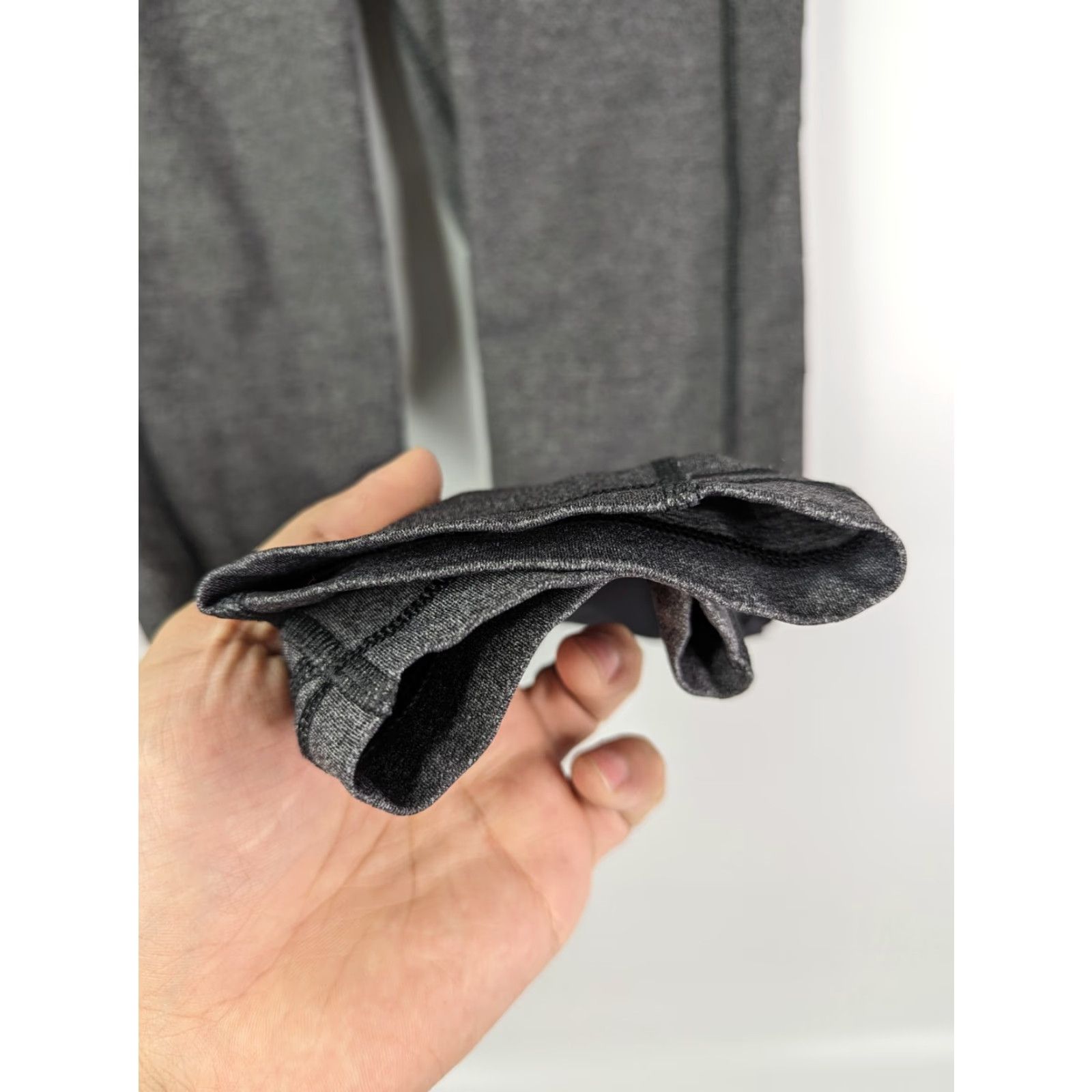 Lululemon Lululemon Pace Rival Crop Leggings Pant Size 4 Gray Heathered Black W6ACIS Size 27" / US 4 / IT 40 - 4 Thumbnail
