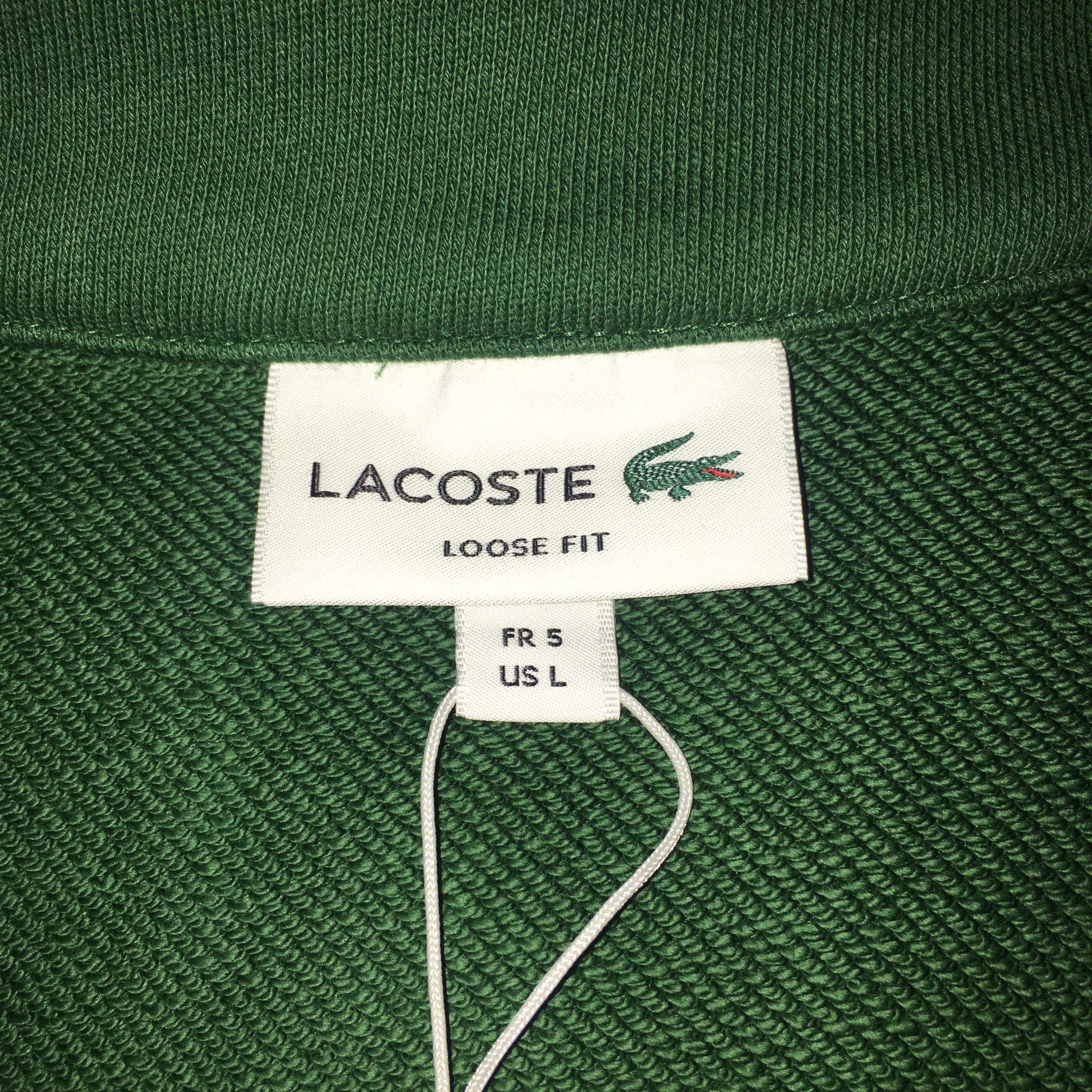 Lacoste Lacoste Neo Heritage Le Club 1/4 Zipper Mock Neck Sweatshirt Size US L / EU 52-54 / 3 - 11 Thumbnail