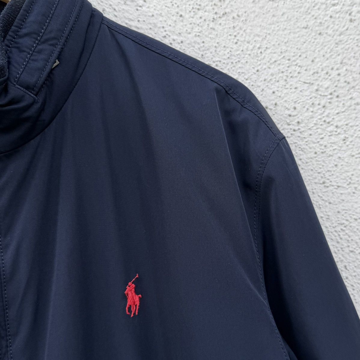 Polo Ralph Lauren Polo Ralph Lauren Navy Jacket Small Logo Classic Menswear Size US L / EU 52-54 / 3 - 2 Thumbnail