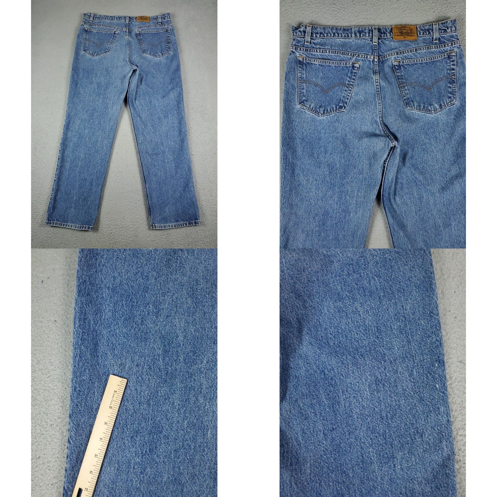 Levi's Levis Mens 38x31 Relaxed Fit Blue Denim Jeans Pants Extra Large XL Size US 38 / EU 54 - 8 Thumbnail