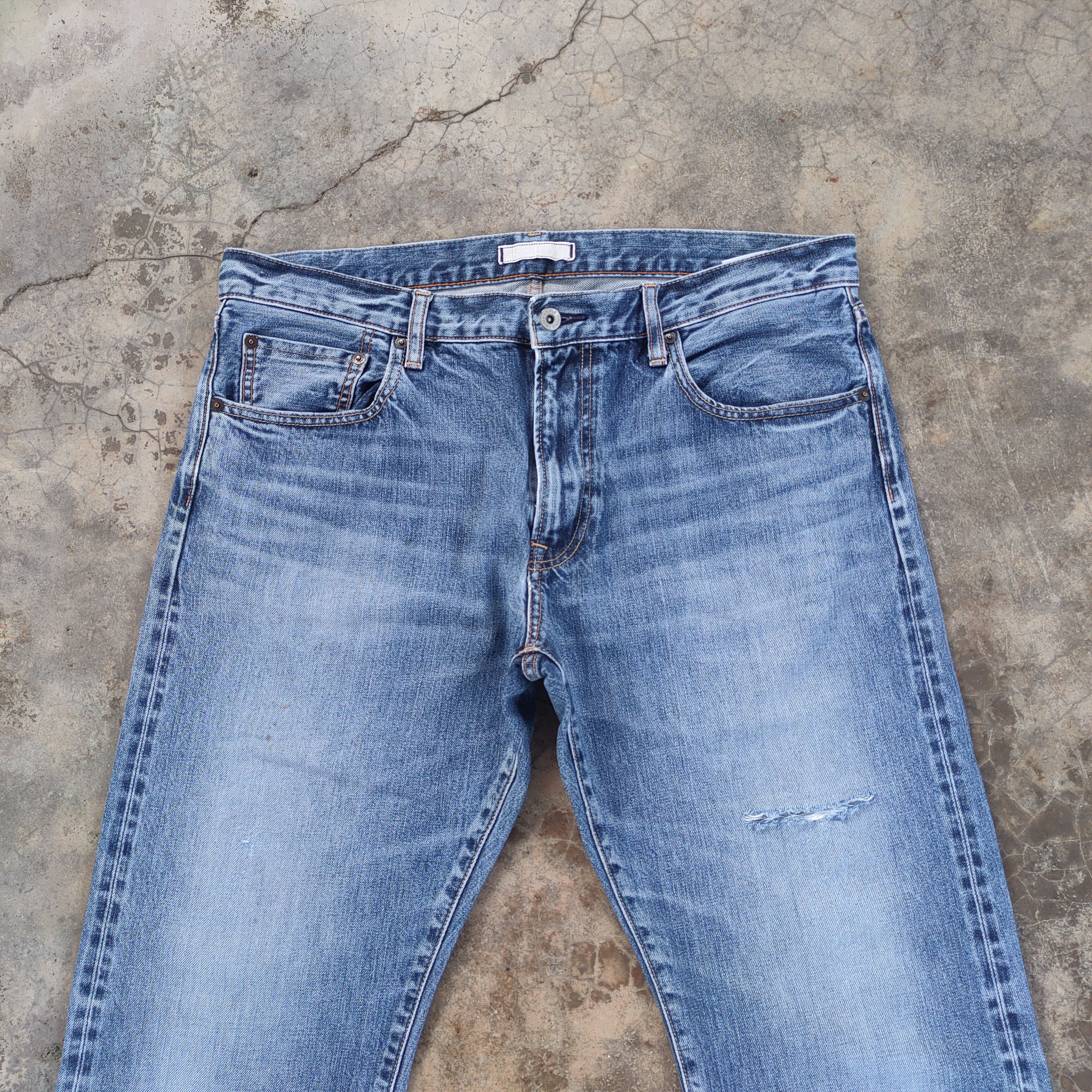 Japanese Brand W36 VINTAGE JAPANESE FADED DISTRESSED JEAN DENIM PANTS Size US 36 / EU 52 - 3 Thumbnail