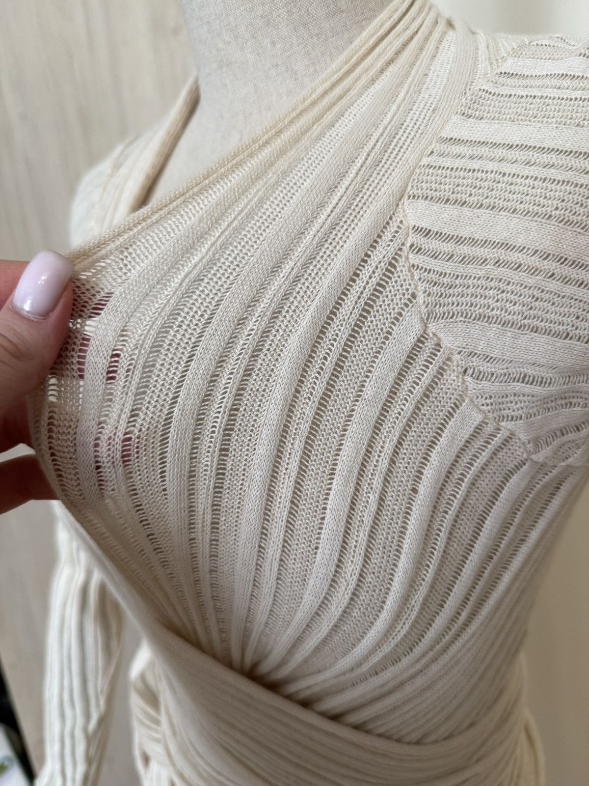Other Ioanna Kourbela Timeless Cardigan Wrap Knit Top Size S / US 4 / IT 40 - 4 Thumbnail